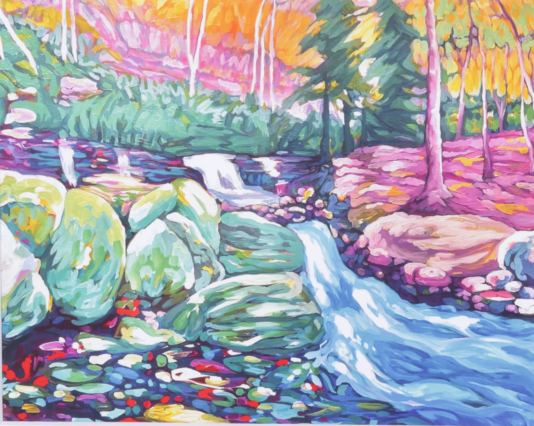 Surrealist Forest Landscape "New Beginnings" Giclée on Paper, 2025