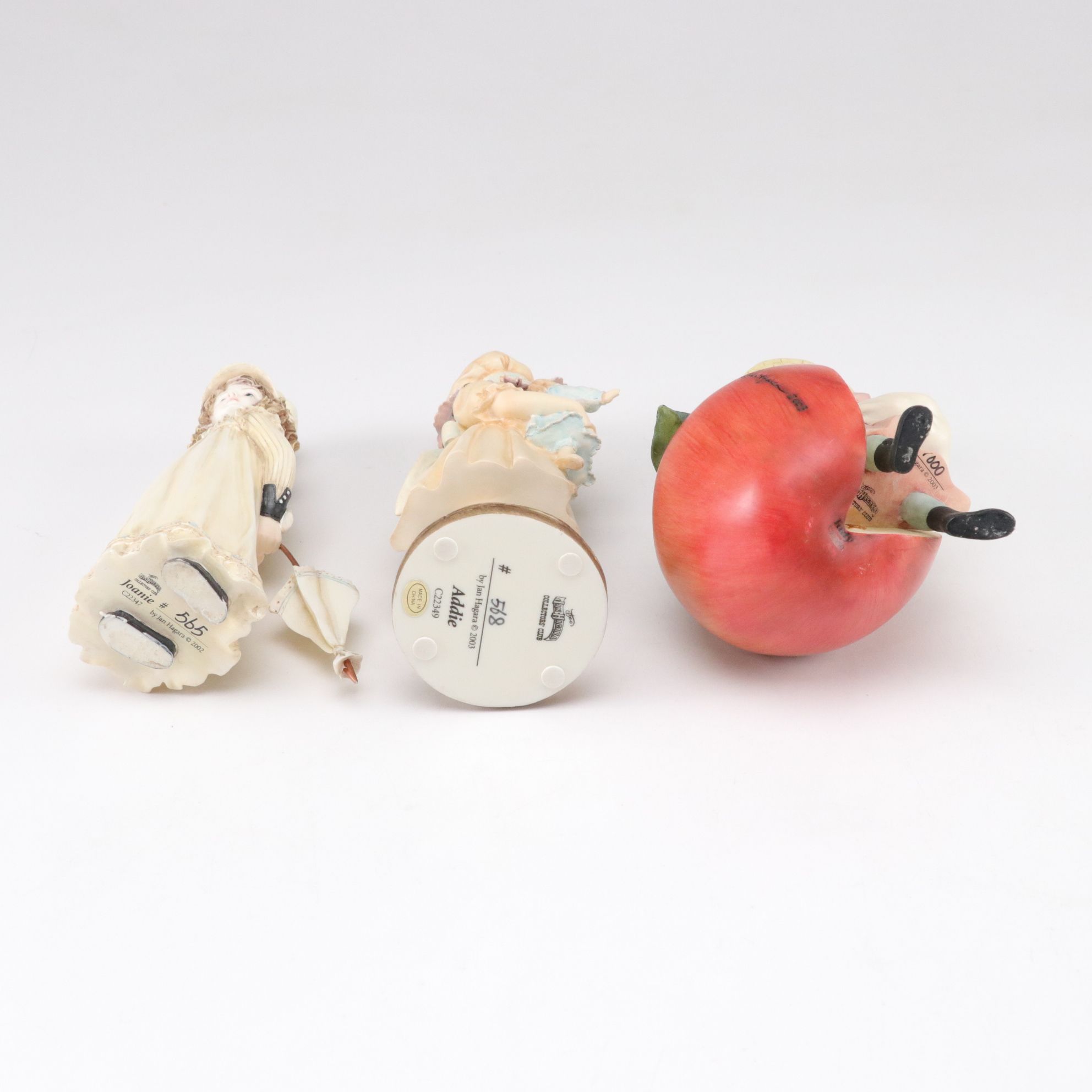 Jan Hagara Resin Figurines Featuring "Addie", "Judy", and More