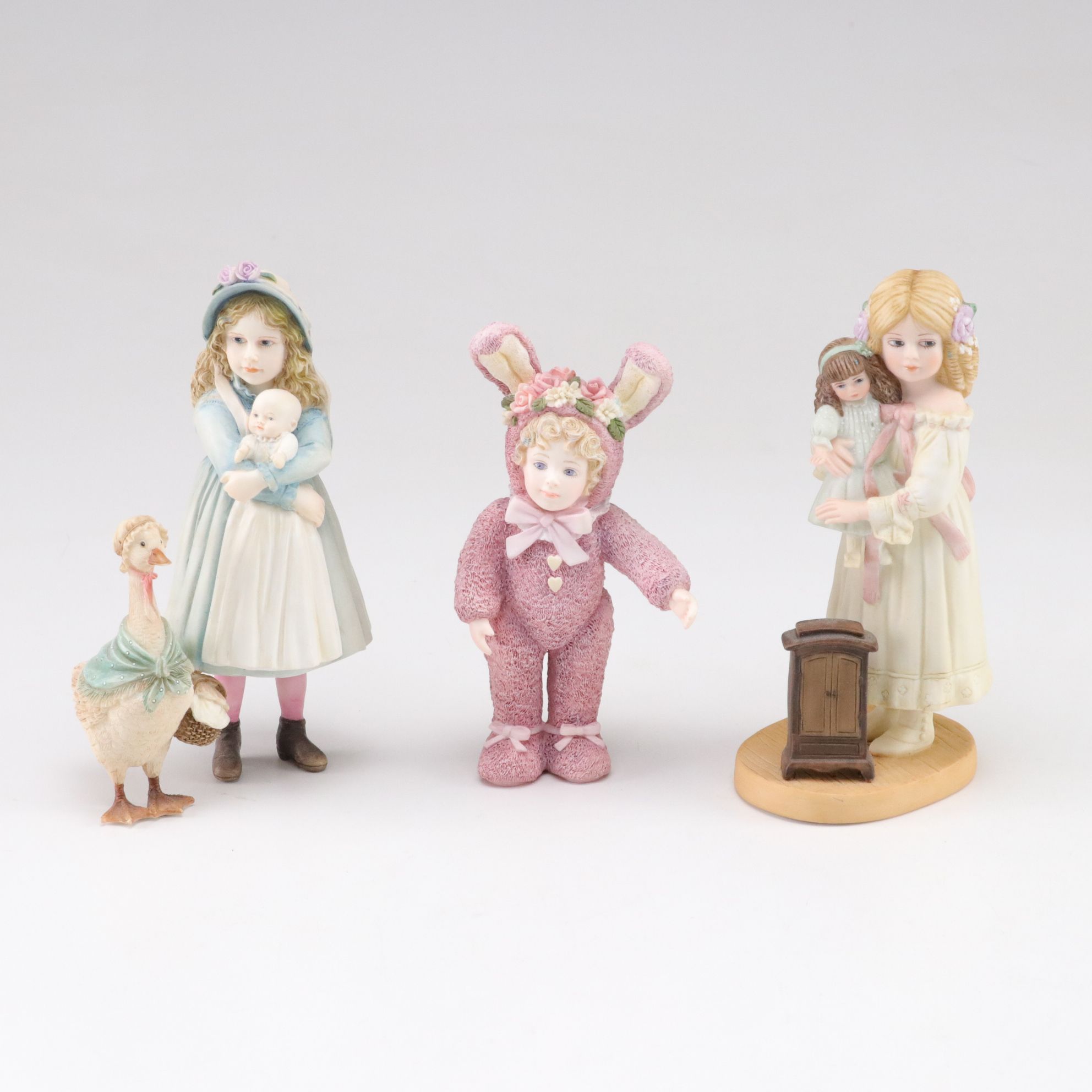 Jan Hagara Resin Figurines Featuring "Addie", "Judy", and More