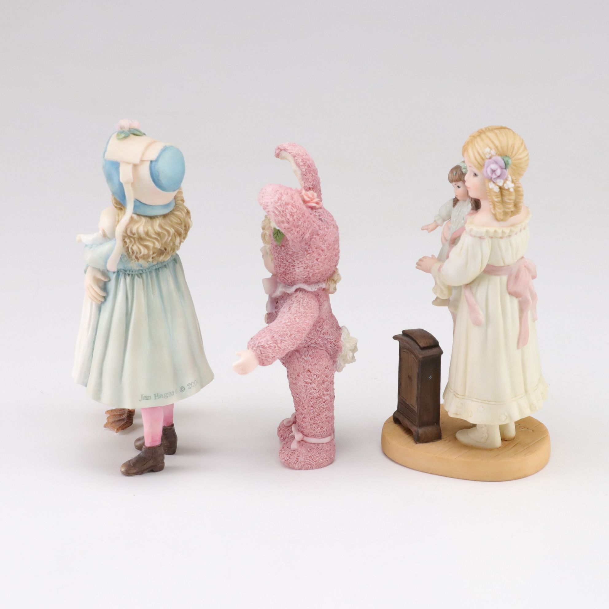 Jan Hagara Resin Figurines Featuring "Addie", "Judy", and More