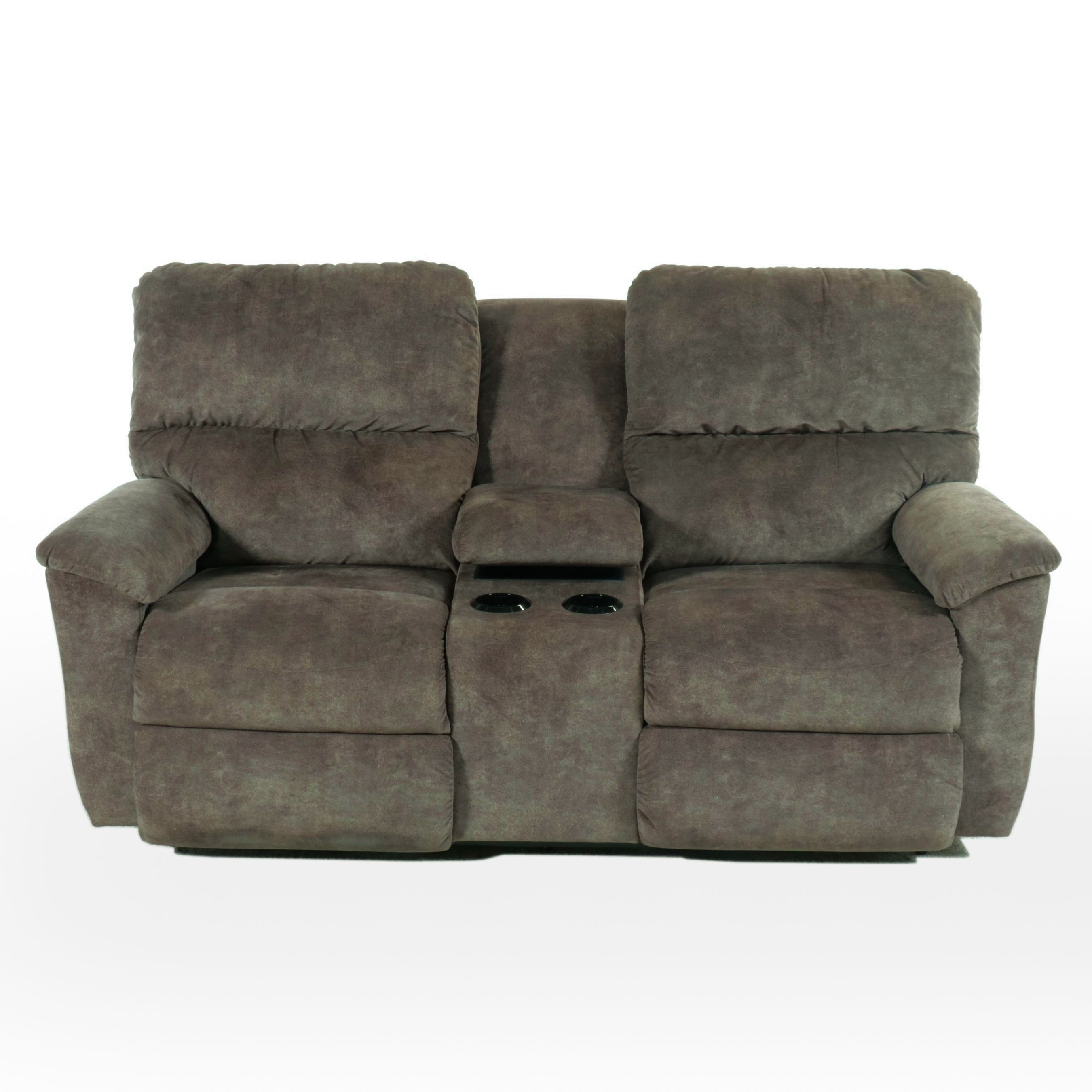 La-Z-Boy Overstuffed Upholstered Dual Power Recliner with Charging Ports