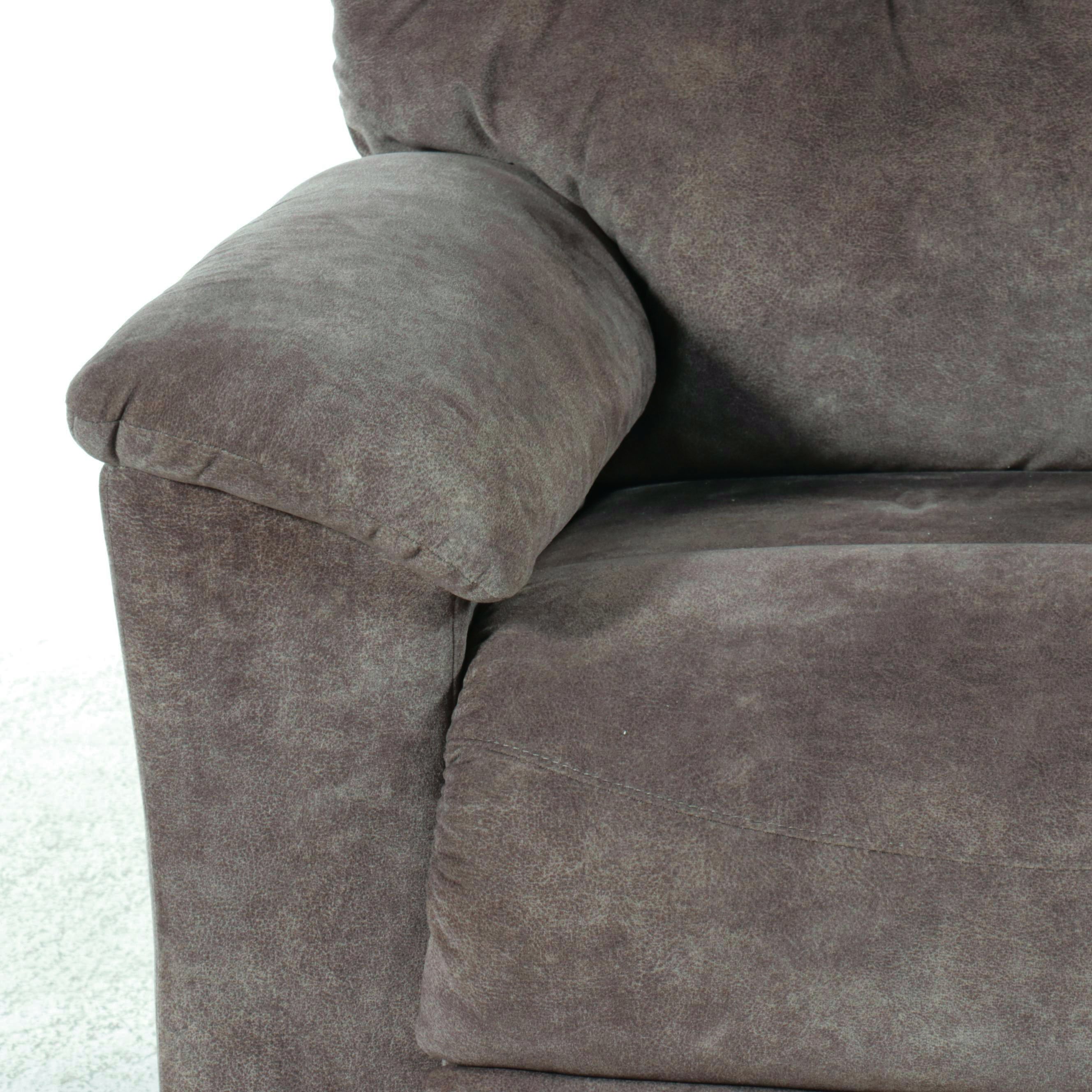 La-Z-Boy Overstuffed Upholstered Dual Power Recliner with Charging Ports
