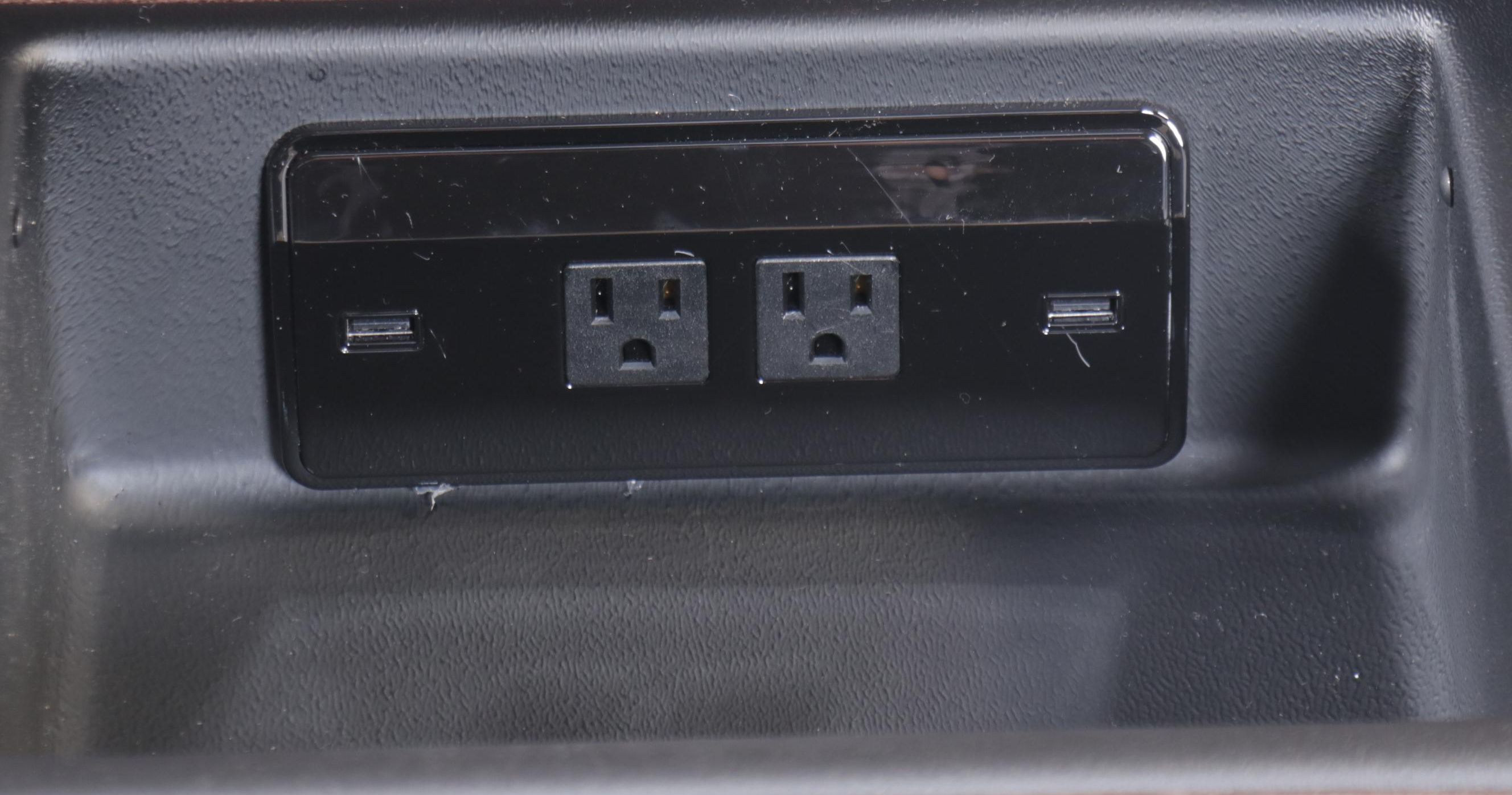 La-Z-Boy Overstuffed Upholstered Dual Power Recliner with Charging Ports