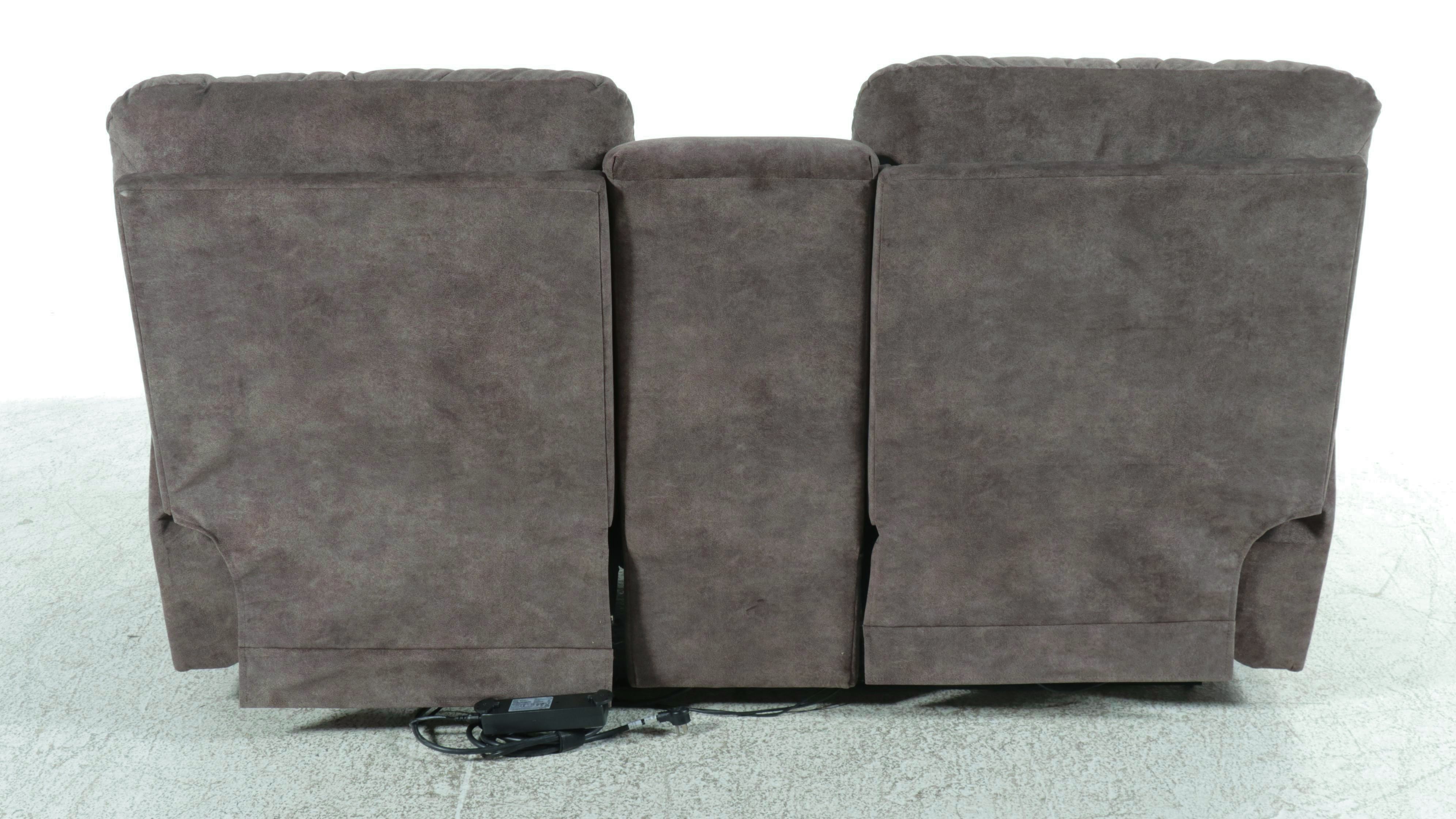 La-Z-Boy Overstuffed Upholstered Dual Power Recliner with Charging Ports
