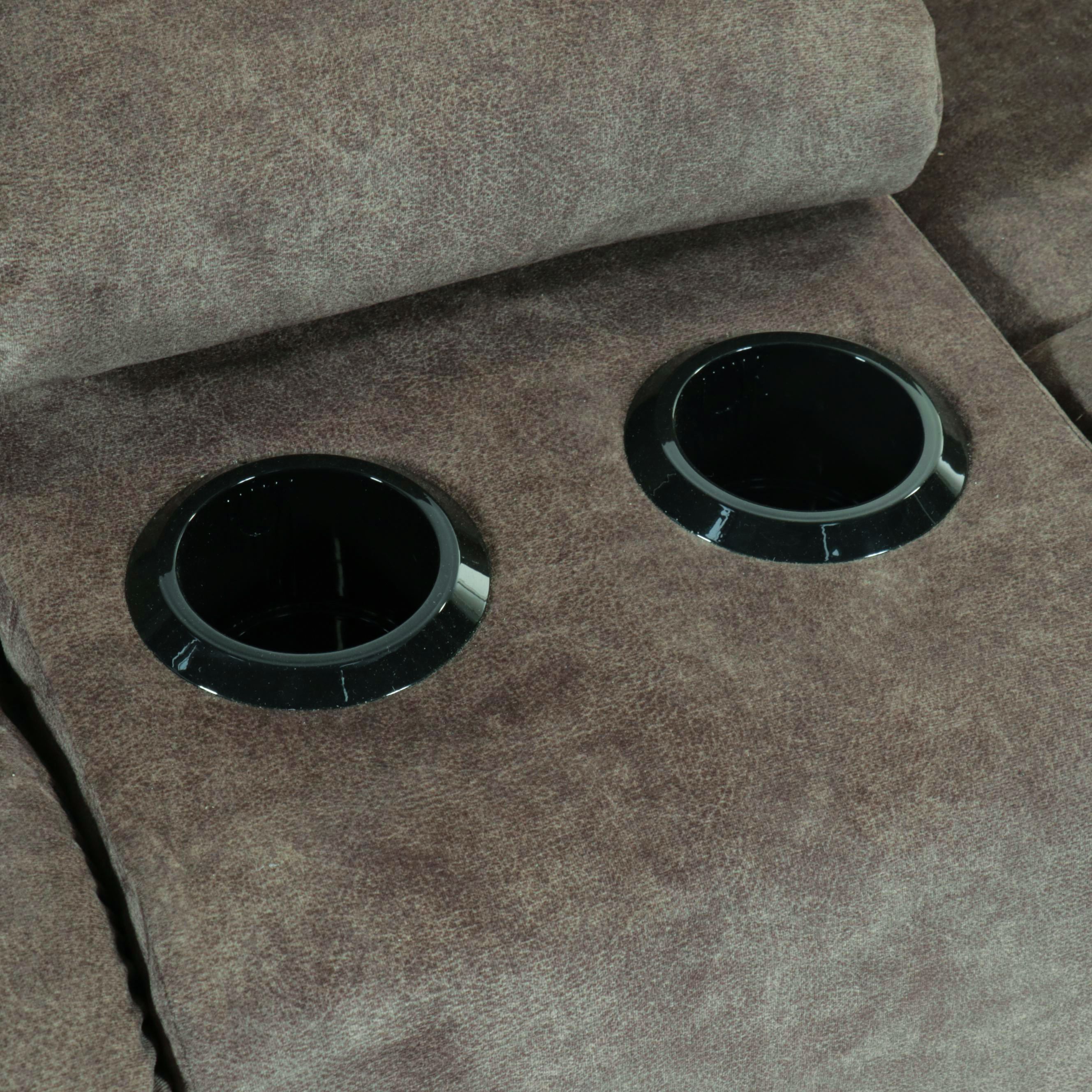 La-Z-Boy Overstuffed Upholstered Dual Power Recliner with Charging Ports