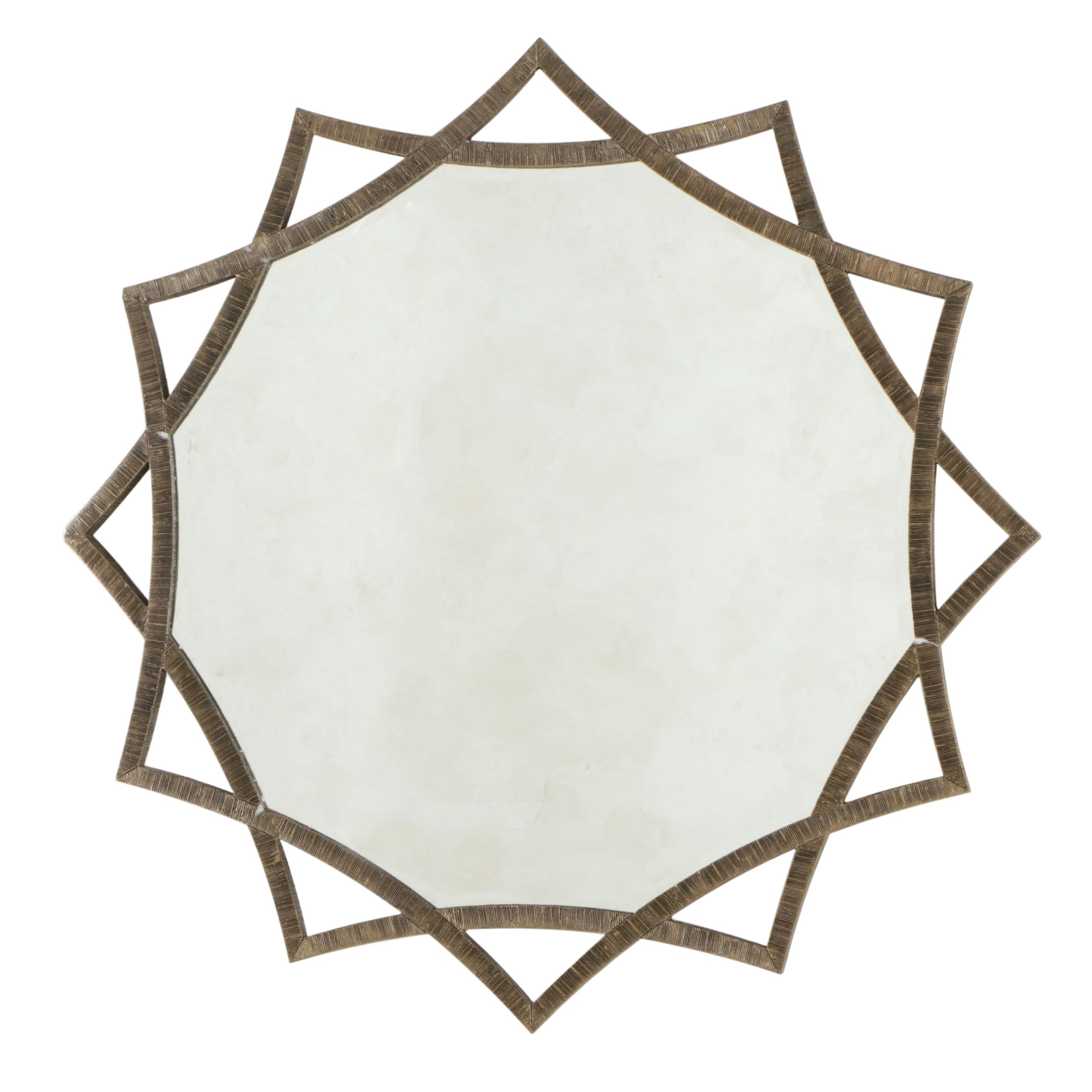 Modern Uttermost Starburst Wall Mirror