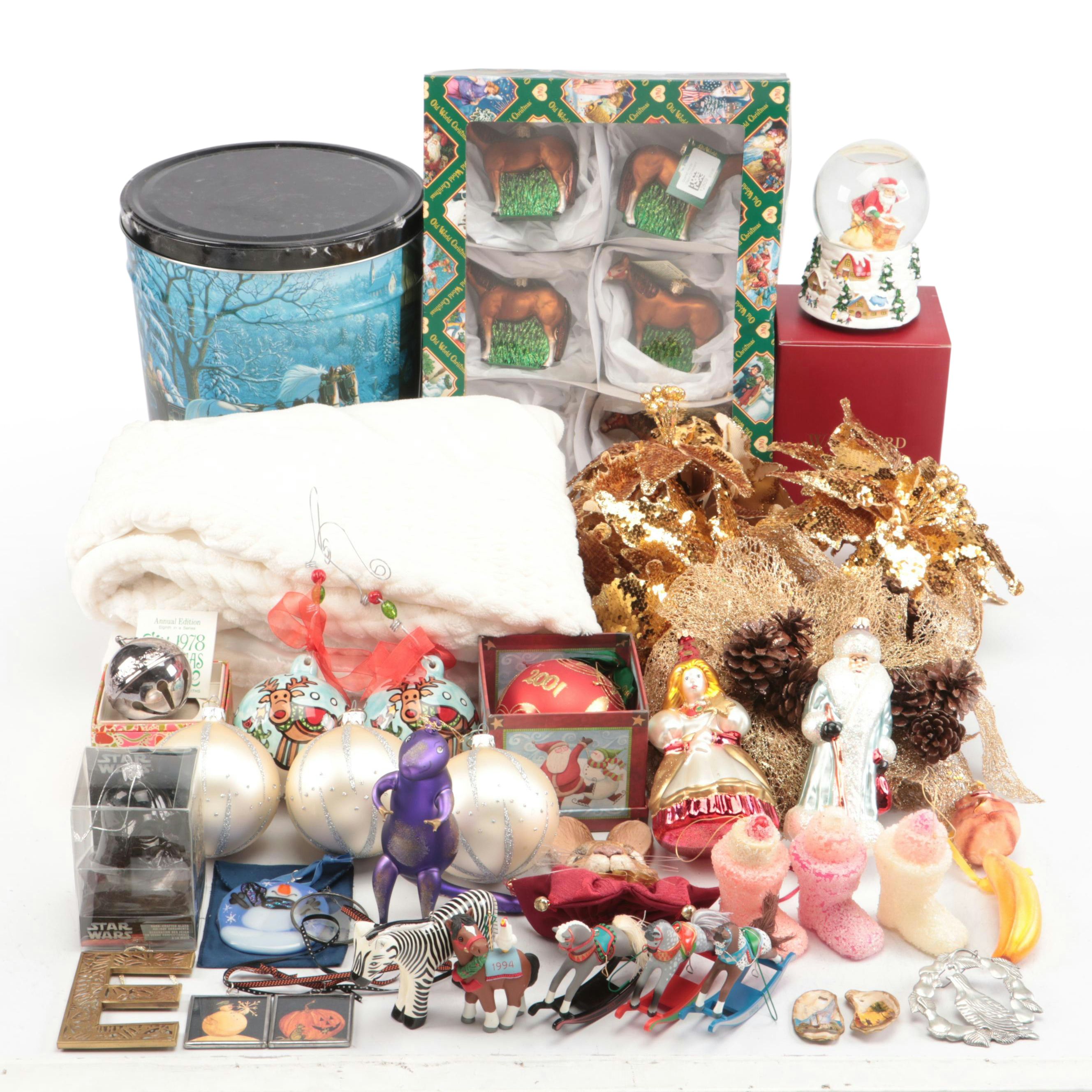 Waterford "Holiday Heirlooms" Musical Snow Globe and More Christmas Décor