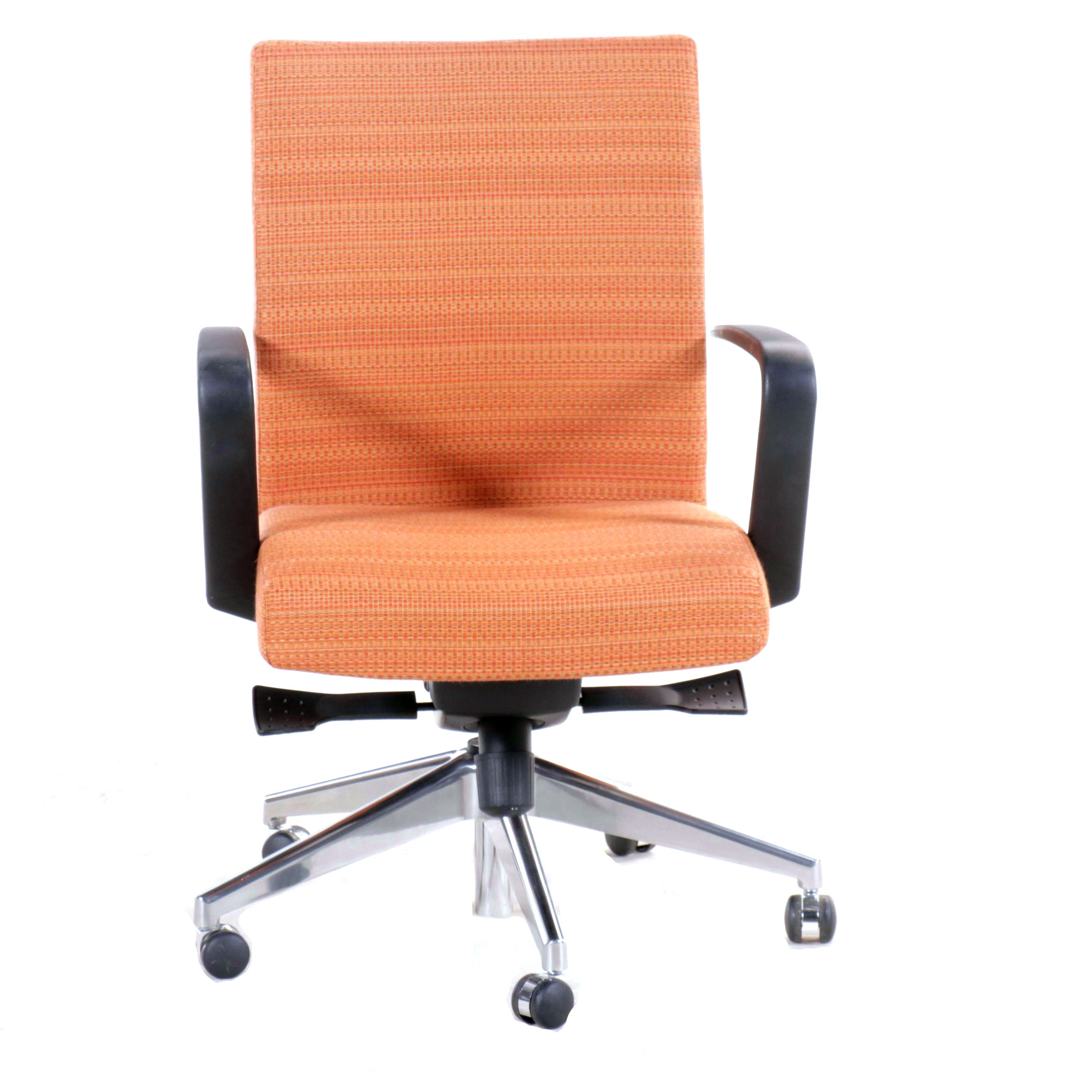 Modern Orange Gradient Upholstered Office Chair