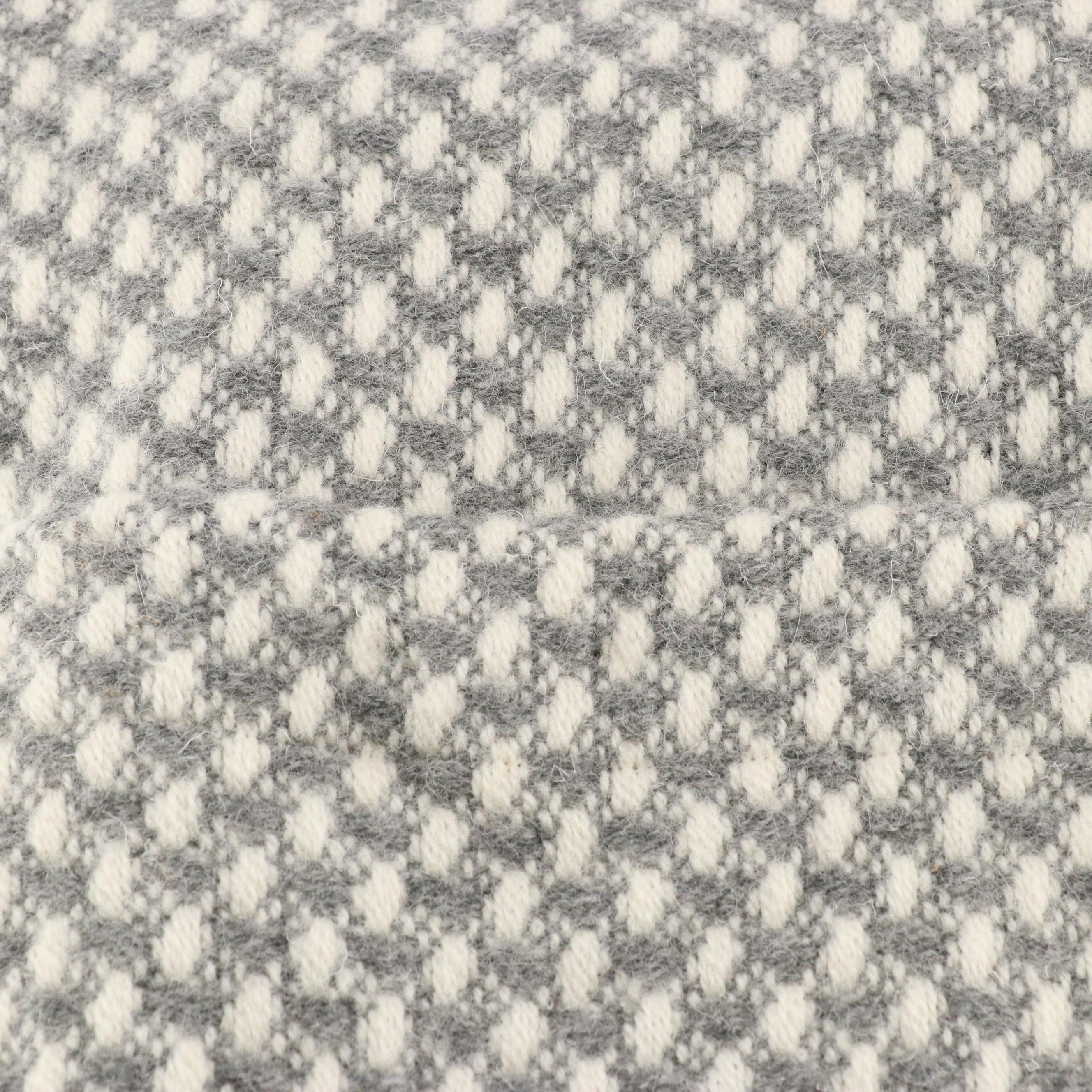 Vintage Zwicker Wool Knit Beanie, Large Scarf and Embroidered Fringe Poncho