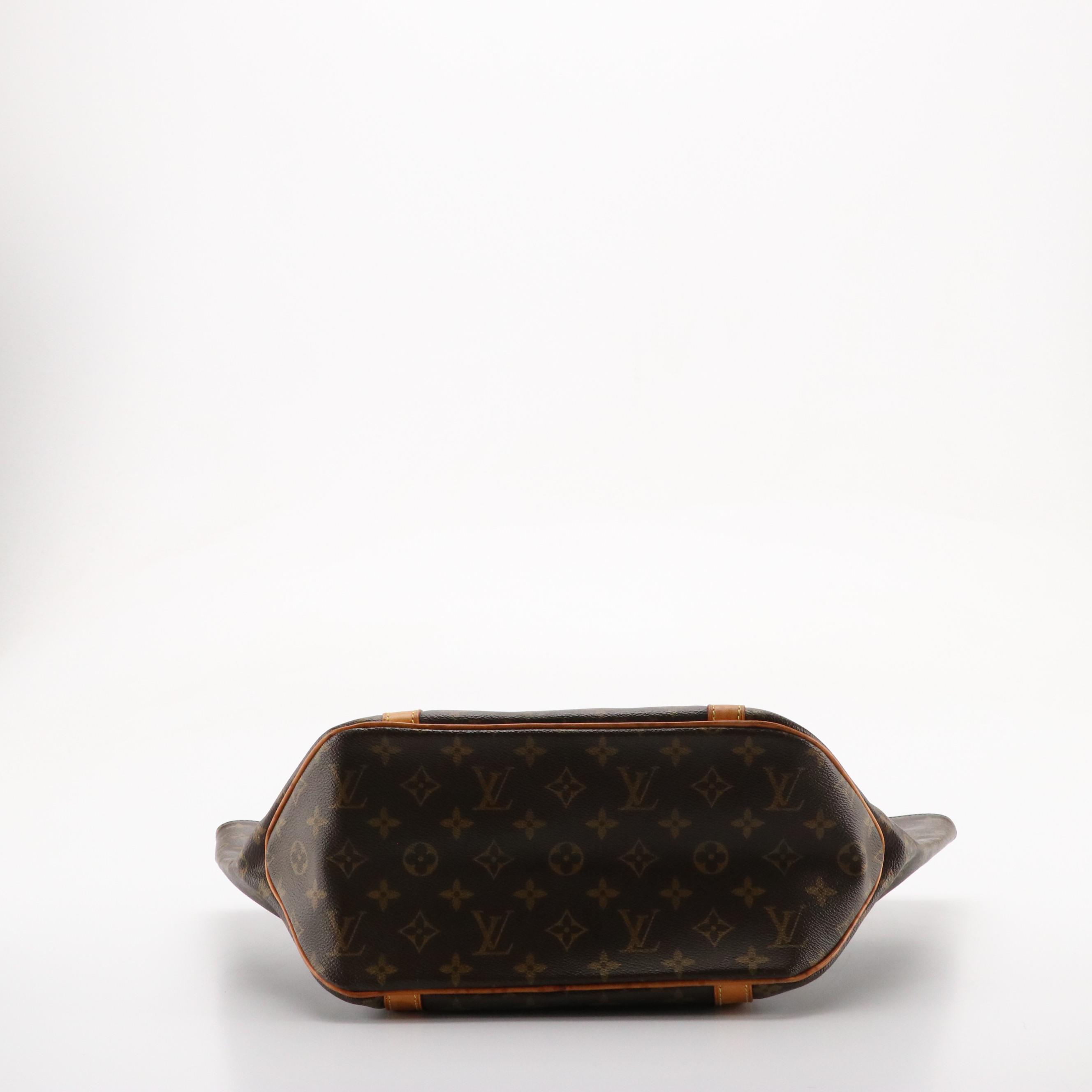 Louis Vuitton Sac Shopping Tote in Monogram Canvas and Vachetta Leather