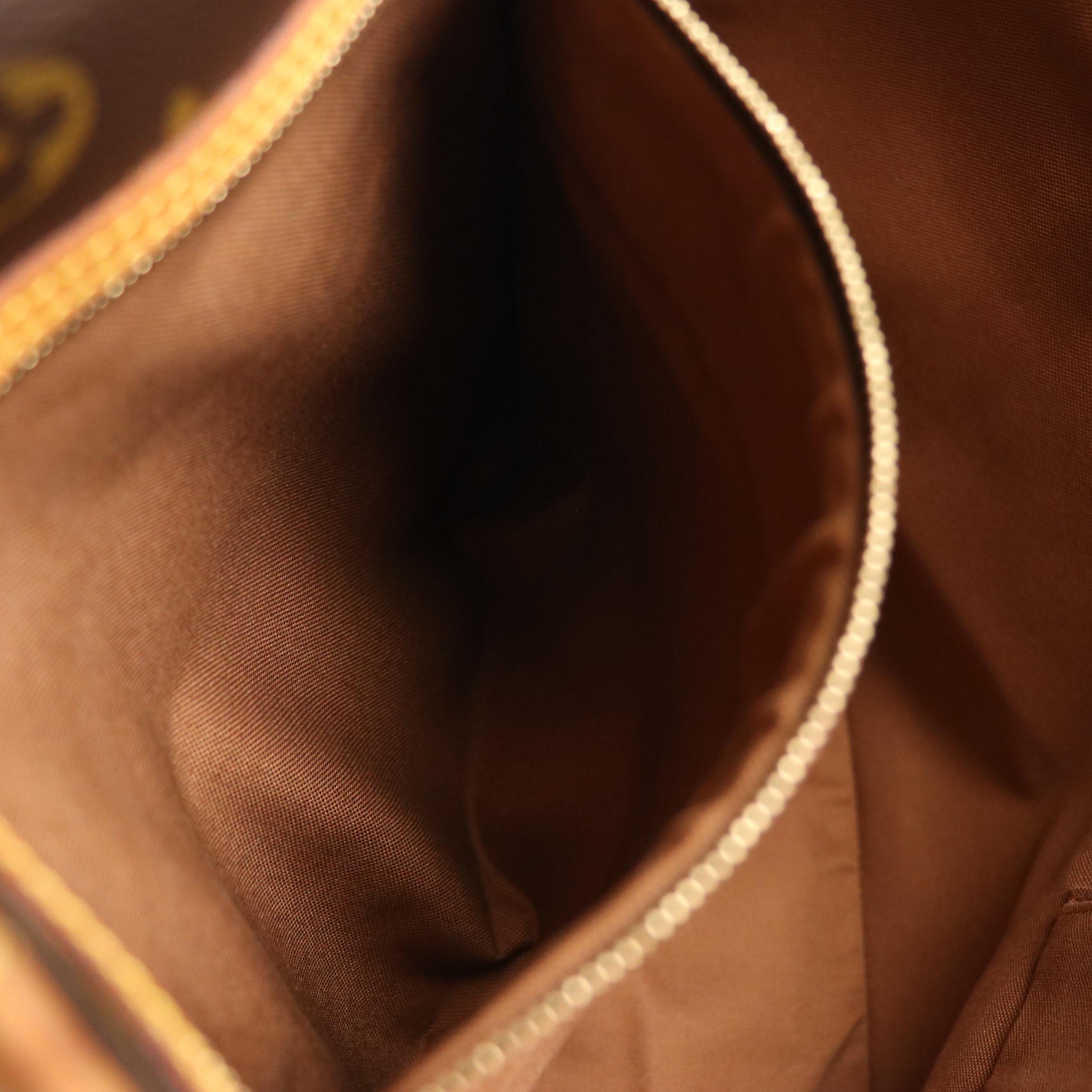 Louis Vuitton Sac Shopping Tote in Monogram Canvas and Vachetta Leather