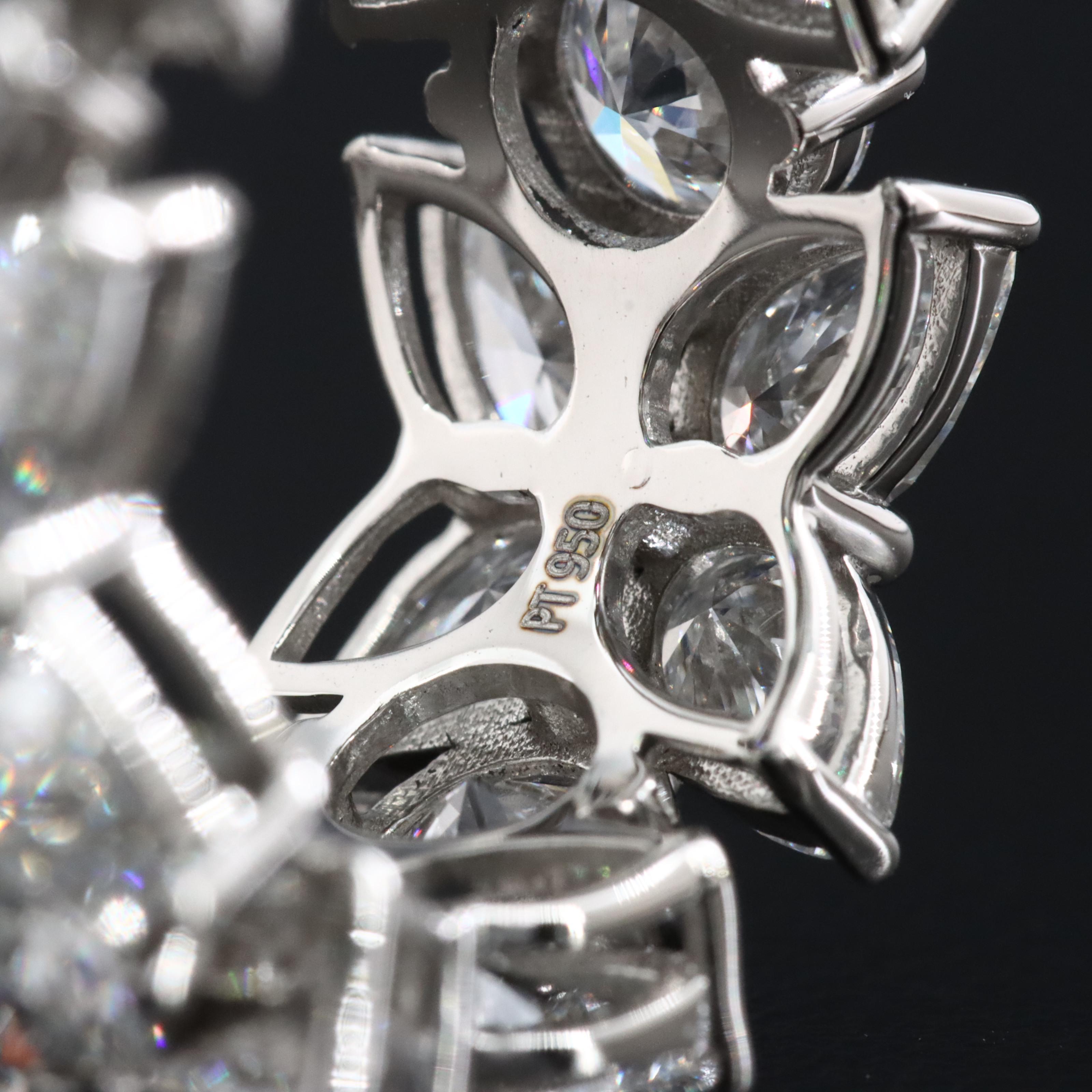 Platinum 9.75 CTW Lab Grown Diamond Eternity Band