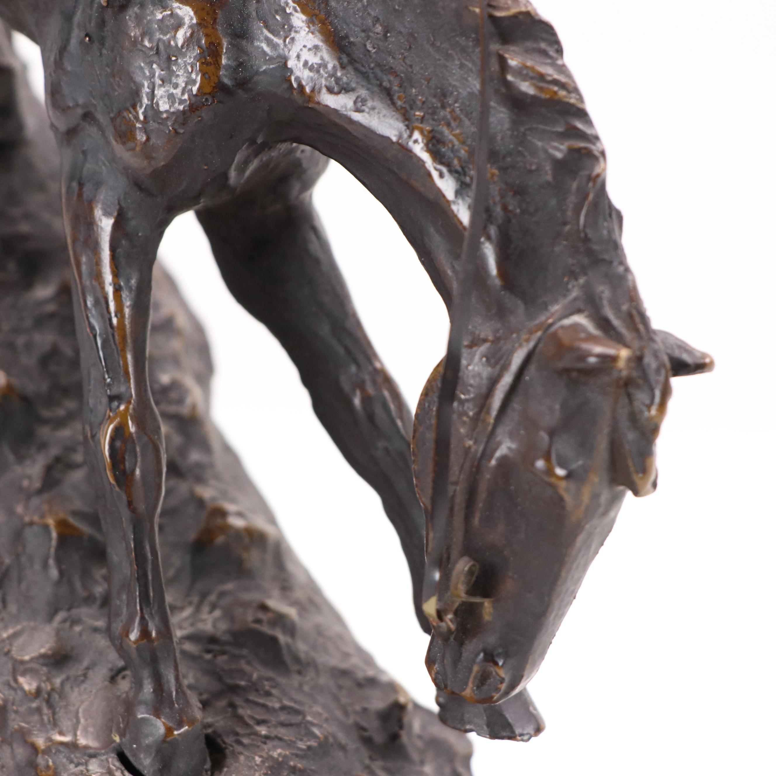 After Frederick Remington Bronze Sculpture "The Mountain Man"