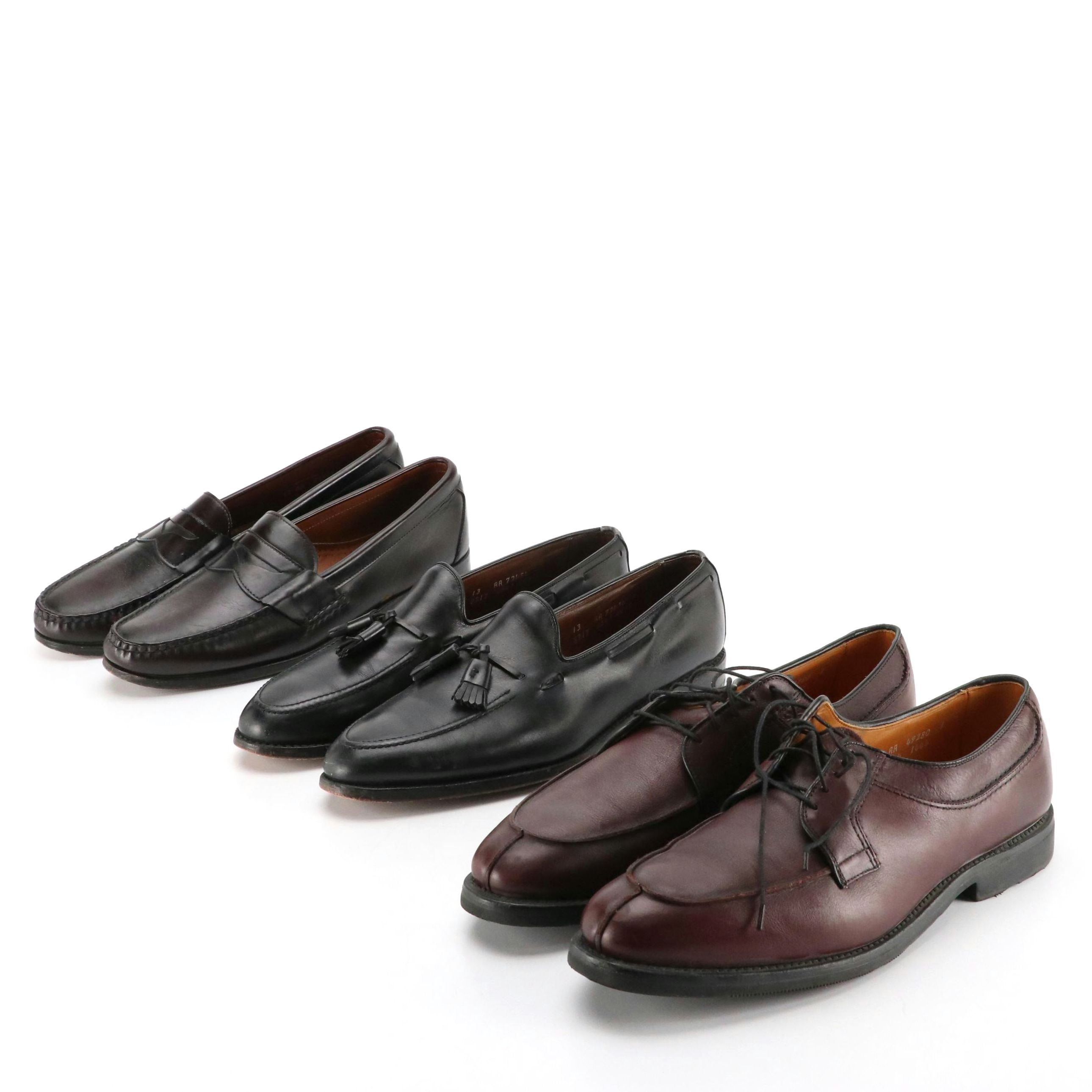 Men's Allen Edmonds Leather Stockbridge Dress Shoes, Grayson and Walden Loafers