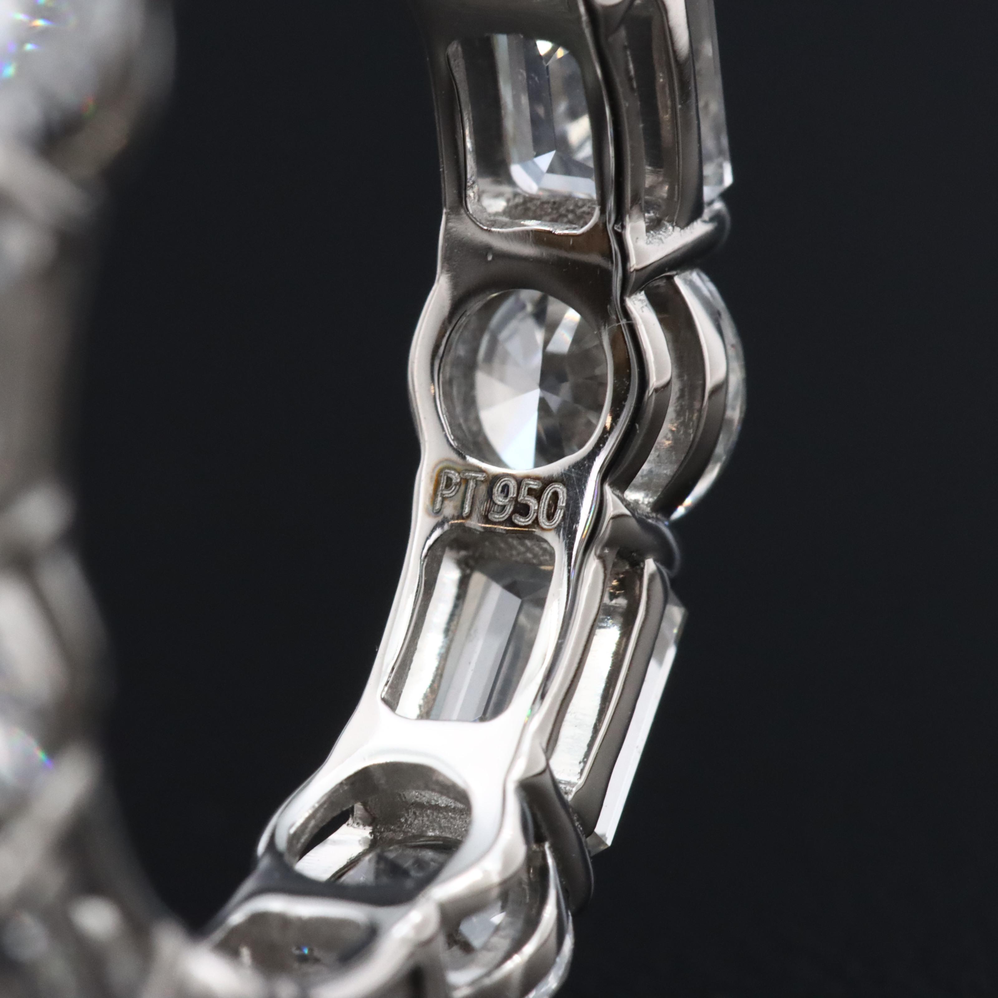 Platinum 6.17 CTW Lab Grown Diamond Eternity Band