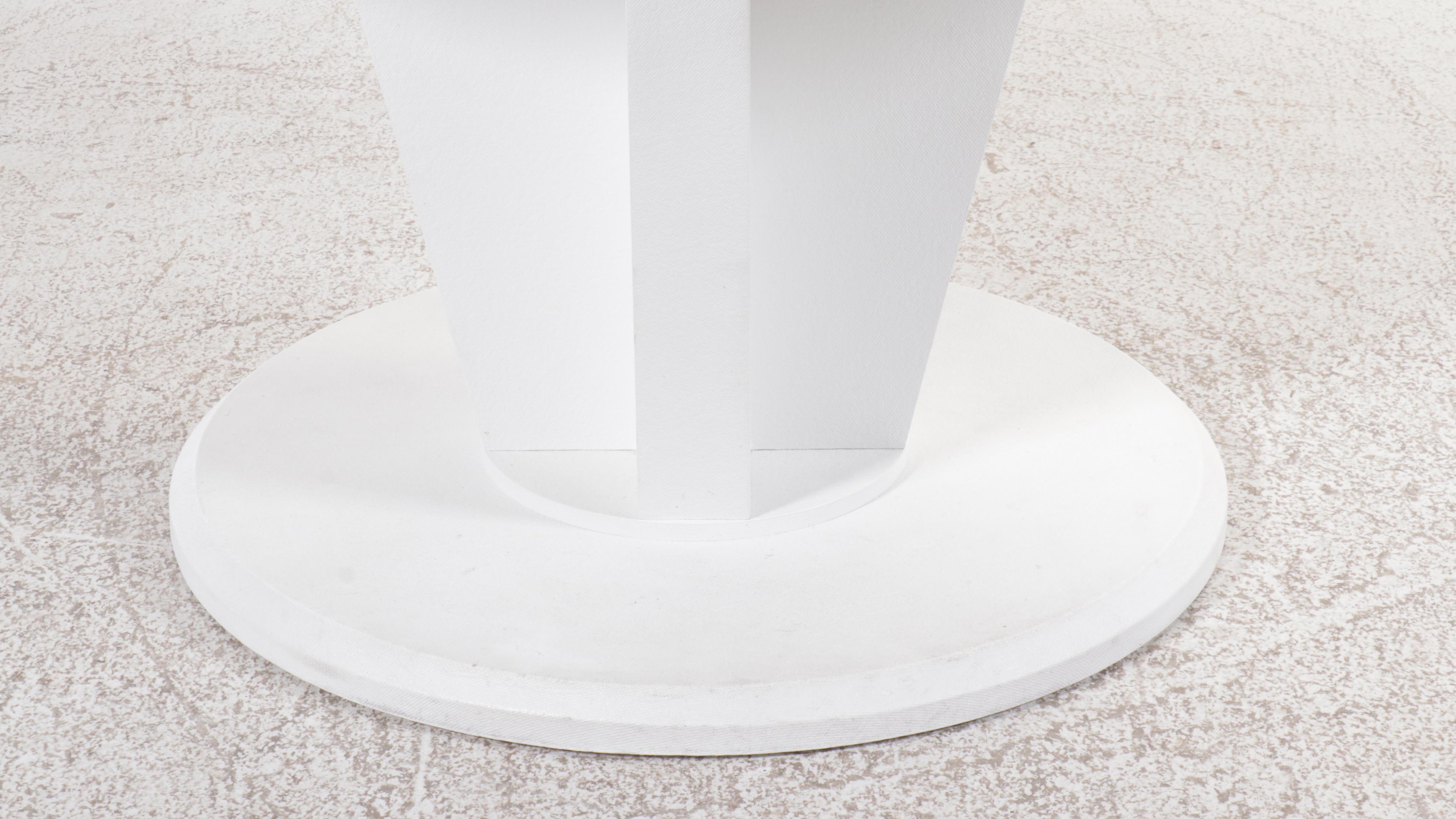 Set of Six Design Institute America Modern Side Chairs with Dining Table