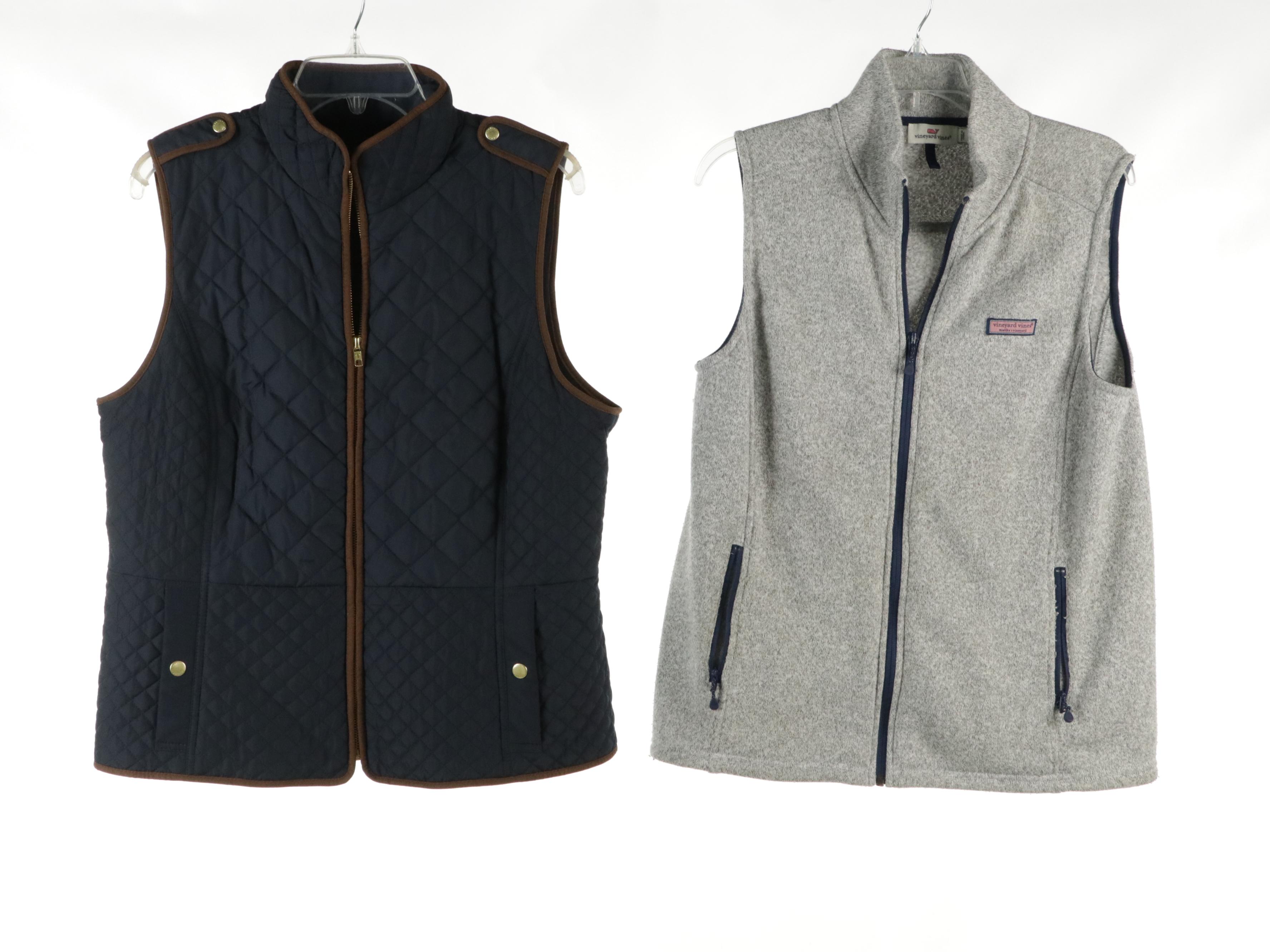 Soft Surroundings Linen and Vineyard Vines White Button-Down Shirts and Vests