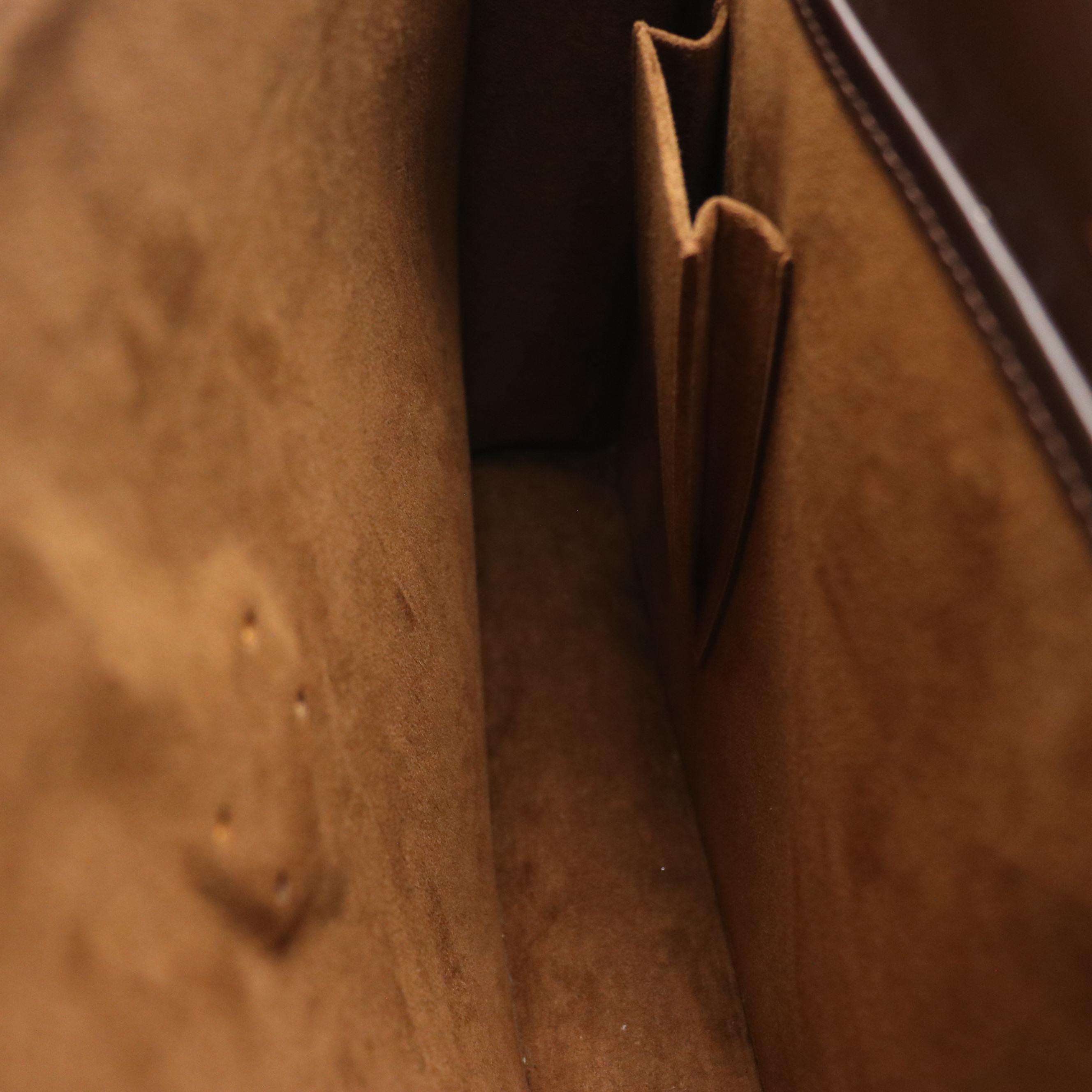 Louis Vuitton Altona PM Briefcase in Damier Ebene Canvas and Leather