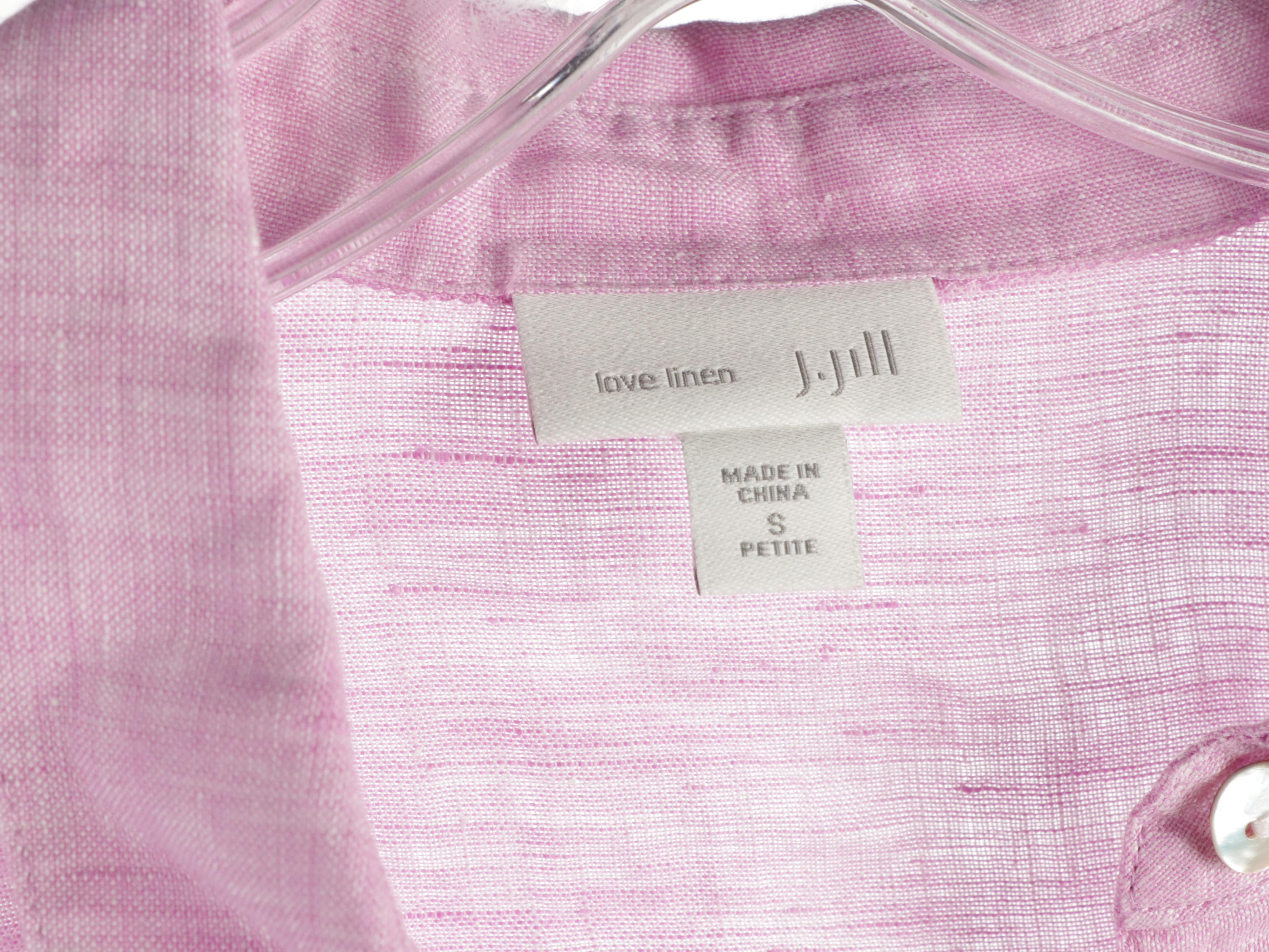 J. Jill Pink Linen Blouse, Talbots Button-Front Top, Vineyard Vines & Other Vest