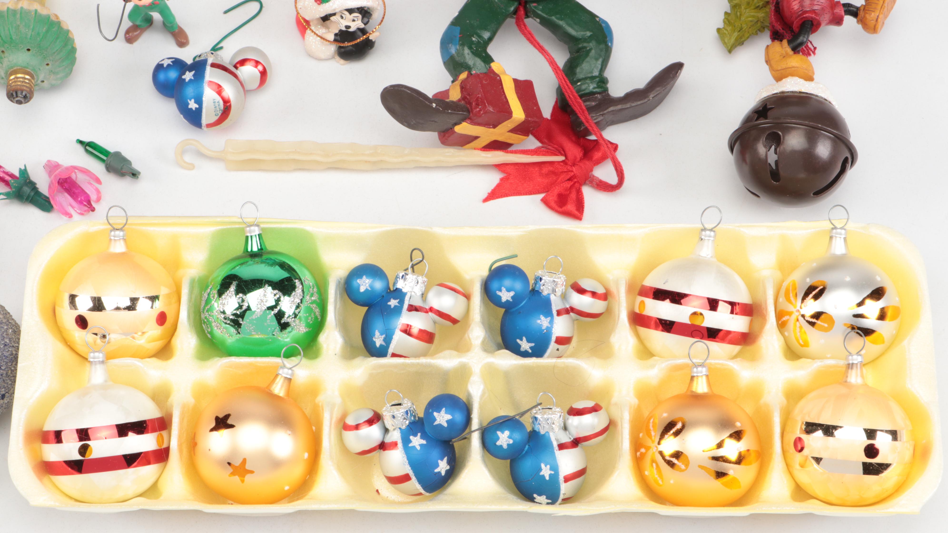 Spode "Christmas Tree" Porcelain Bowls, Waterford Glass Ornament, and More Décor