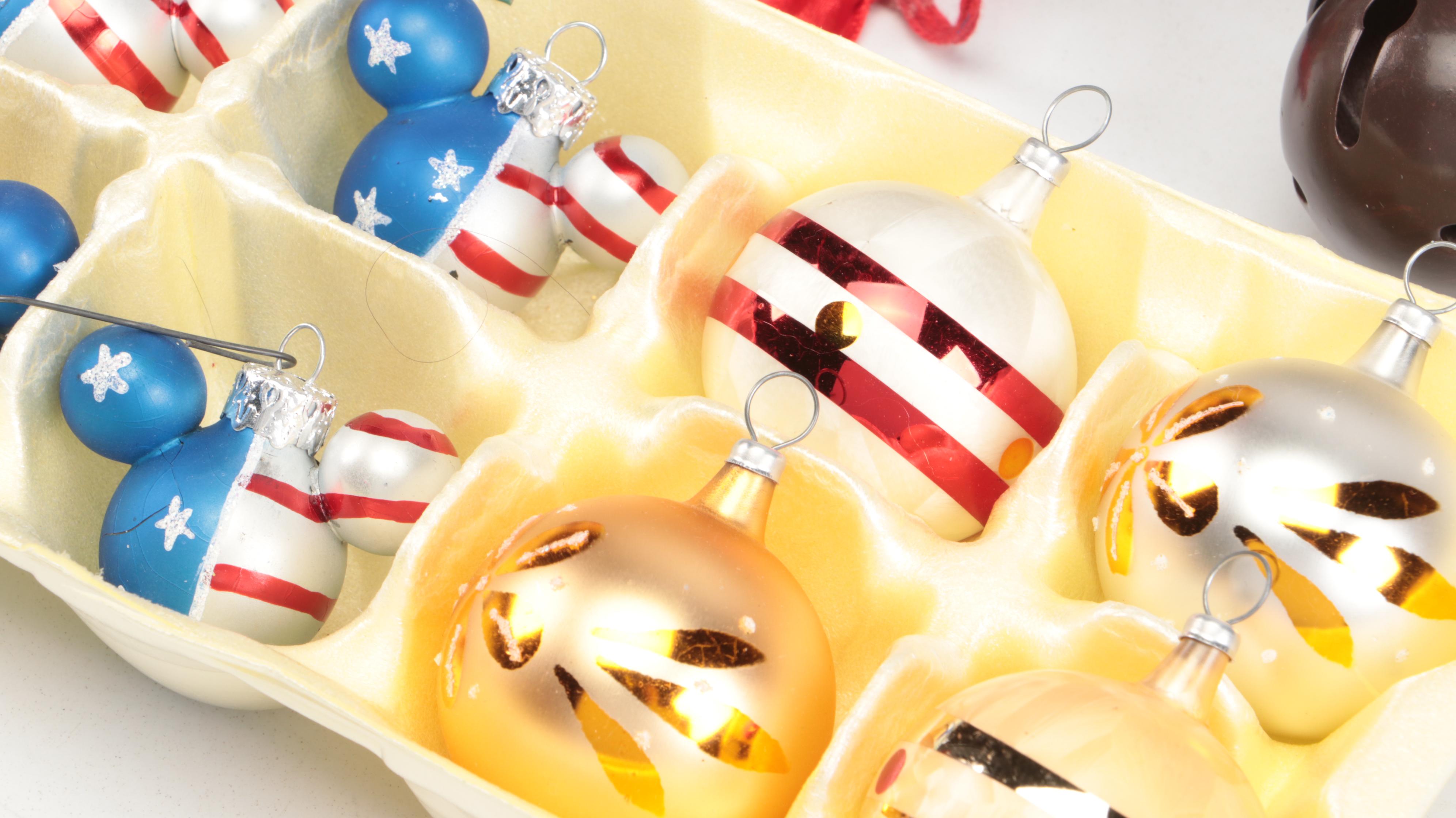 Spode "Christmas Tree" Porcelain Bowls, Waterford Glass Ornament, and More Décor