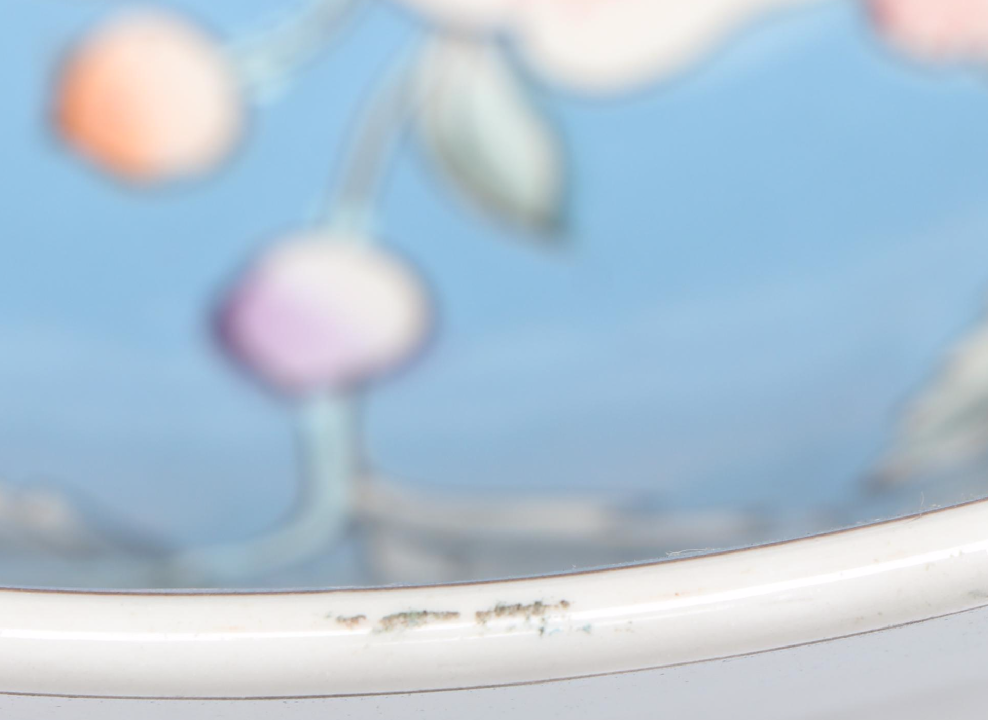 Chinese Enamel Covered Dish with Other Porcelain Décor