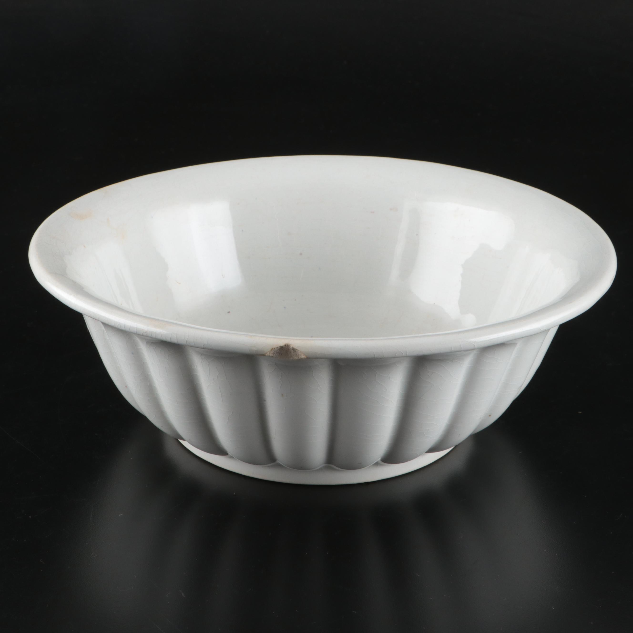 Tulip Glass Vases with Milk Glass Cake Stand and Bowl with Other Glassware