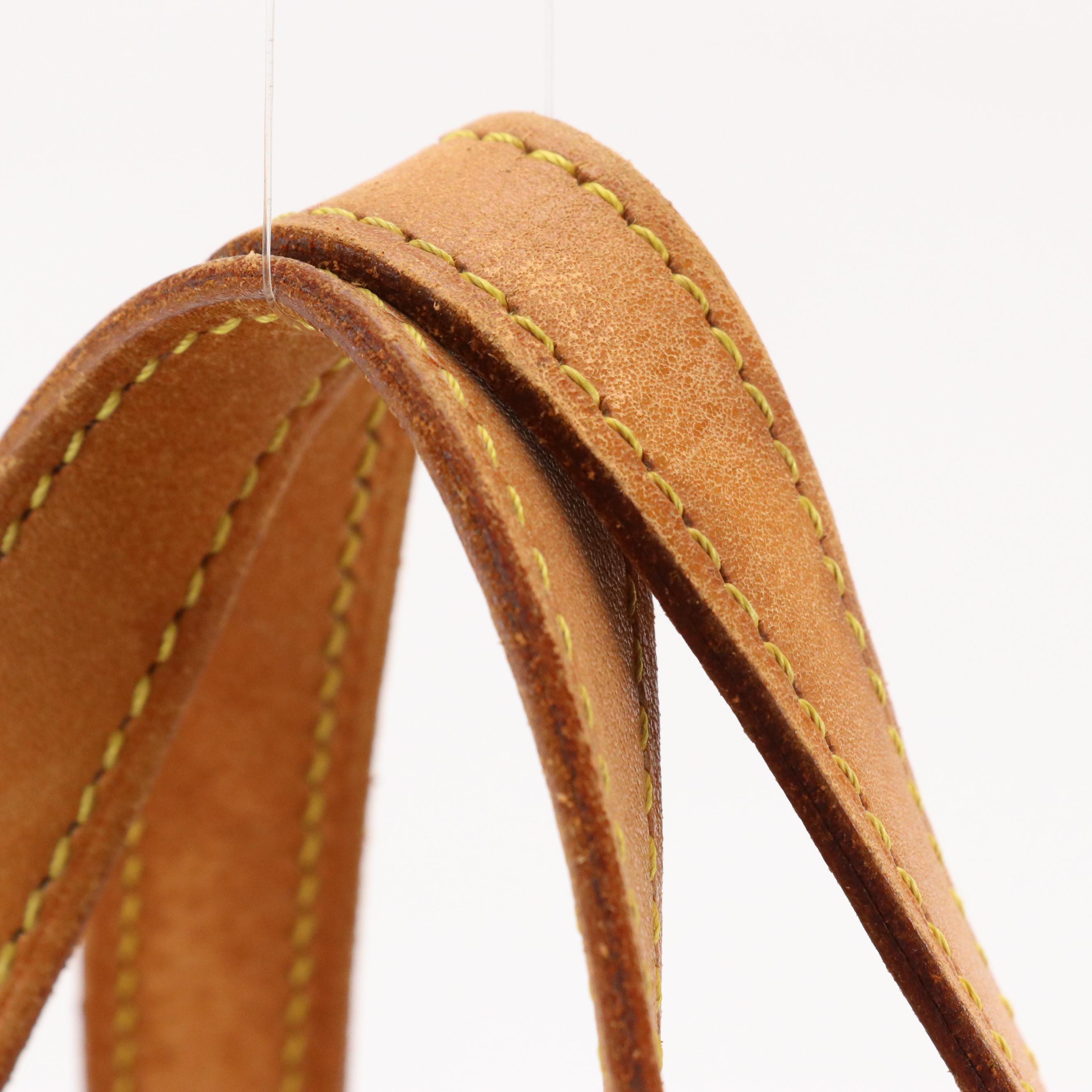 Louis Vuitton Sac Souple 35 in Monogram Canvas and Vachetta Leather