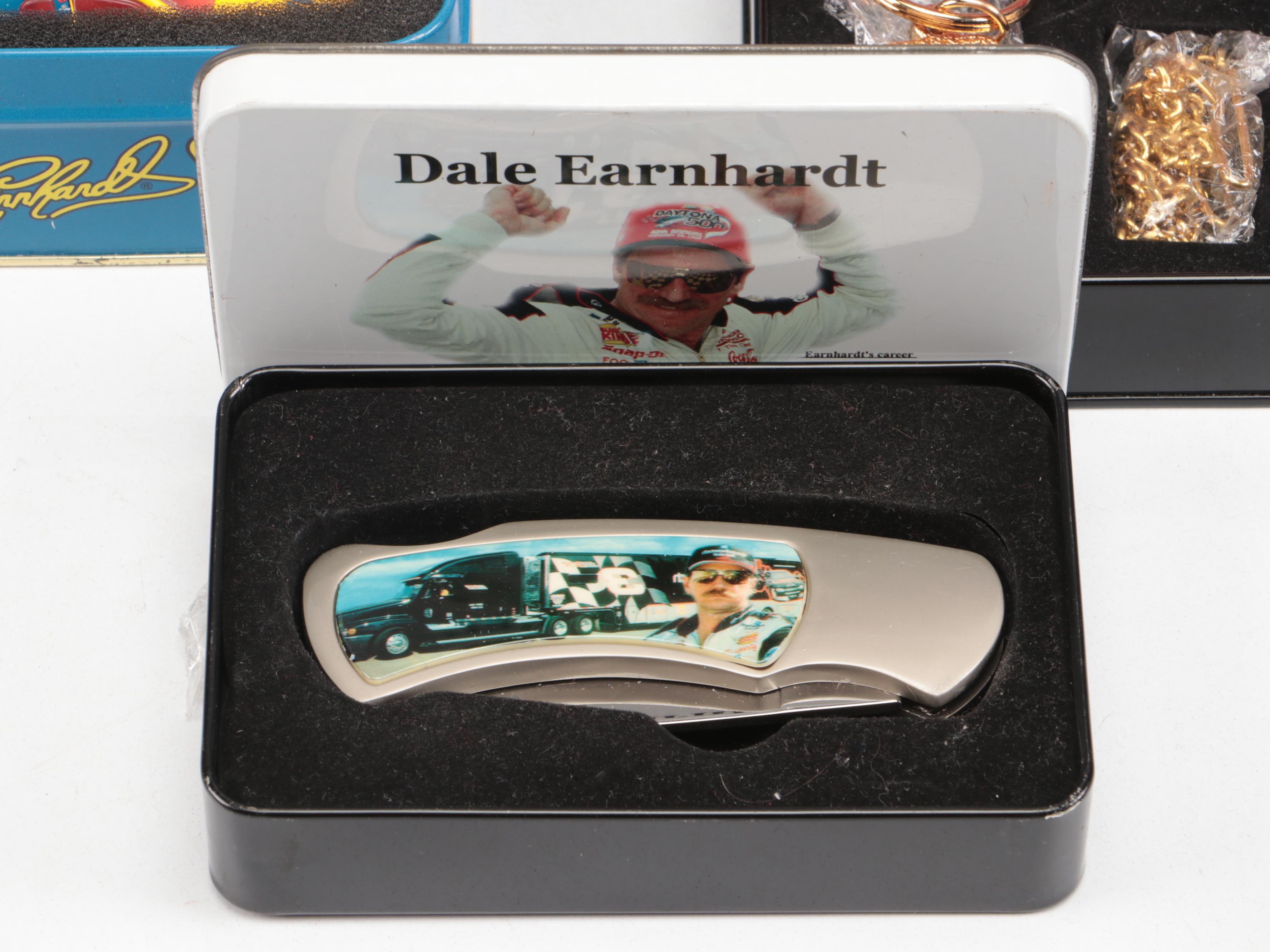 Dale Earnhardt Pocket Knives, Lighter, and More Memorabilia