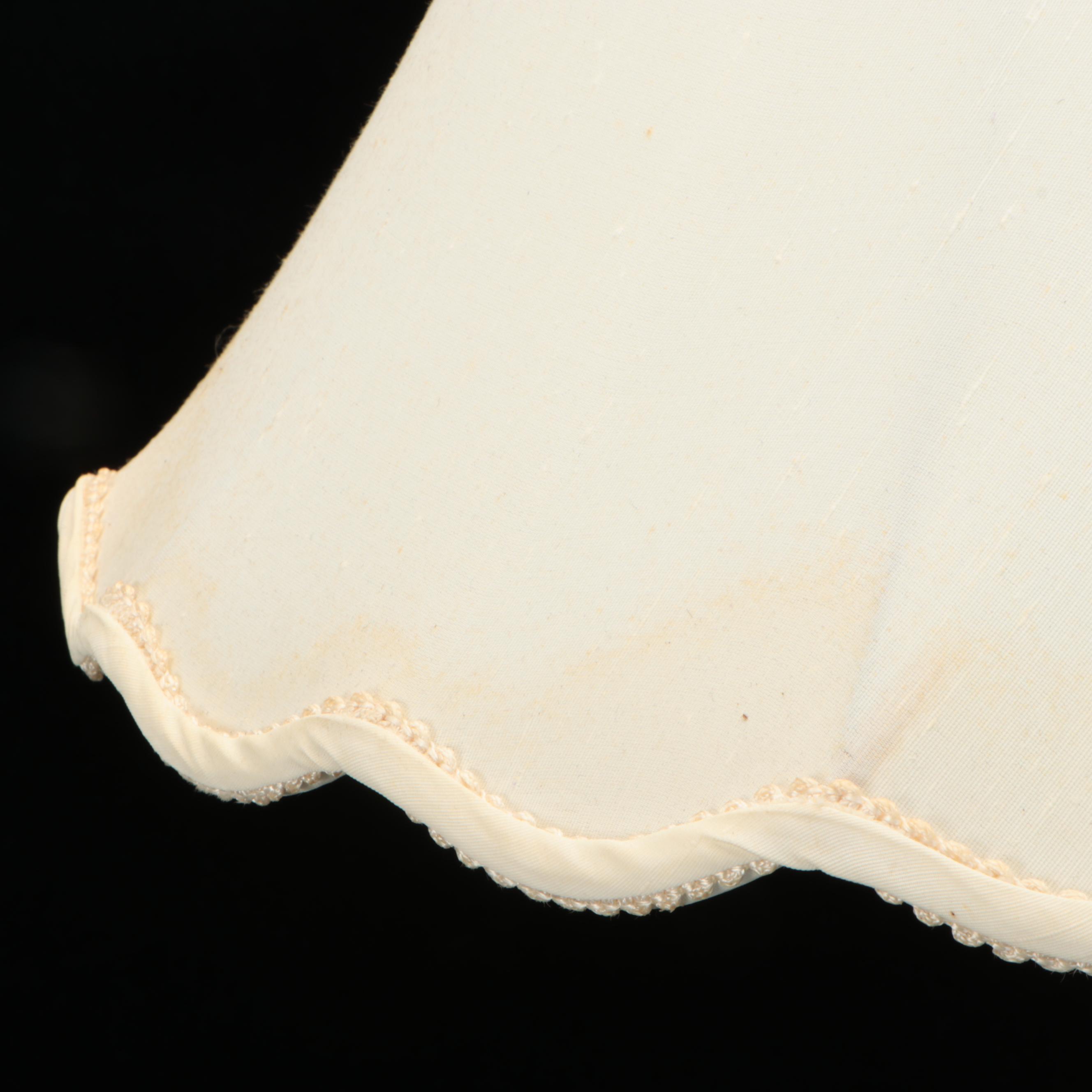 Italian Carved Alabaster Urn with Fruit Topiary Table Lamp, Mid-20th Century