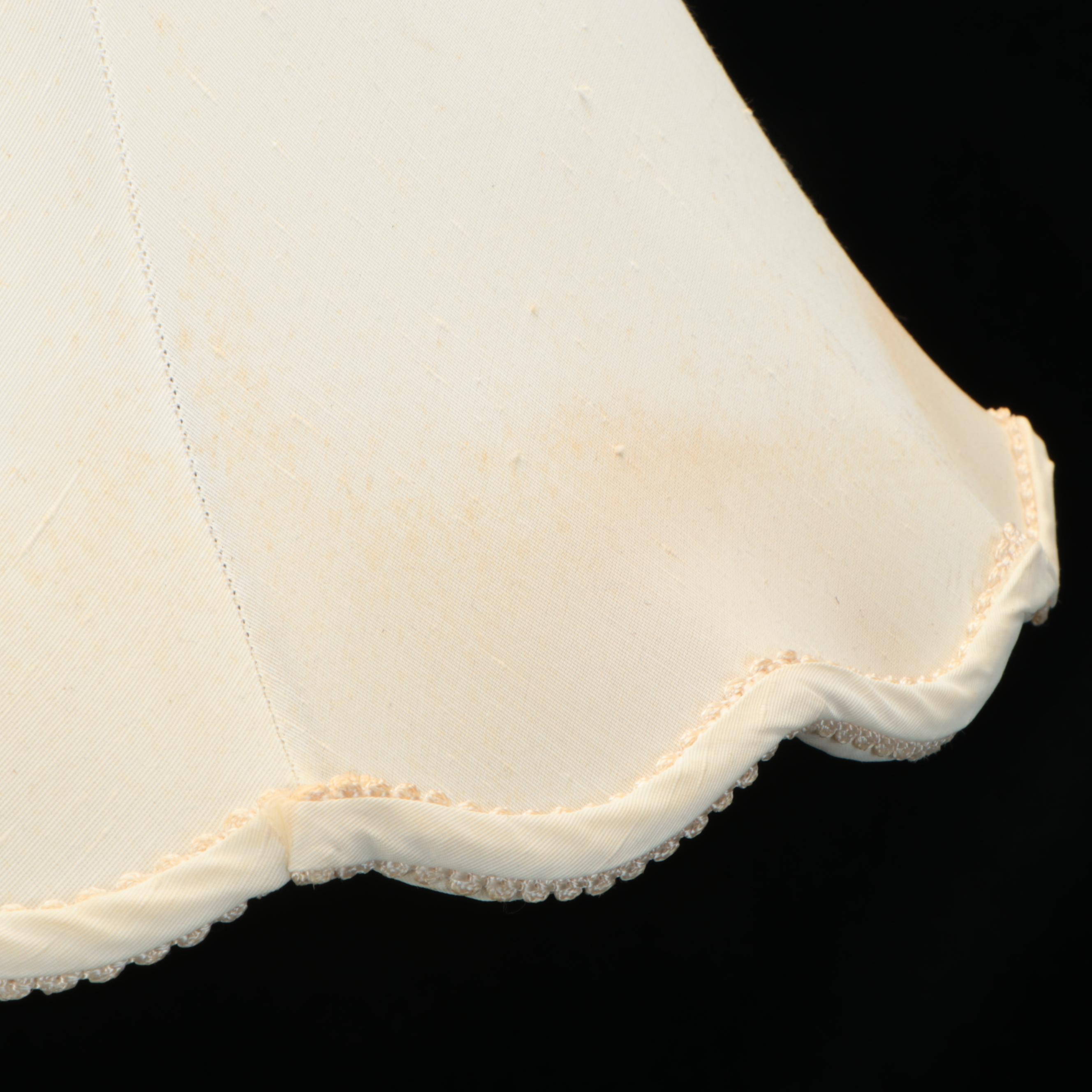 Italian Carved Alabaster Urn with Fruit Topiary Table Lamp, Mid-20th Century