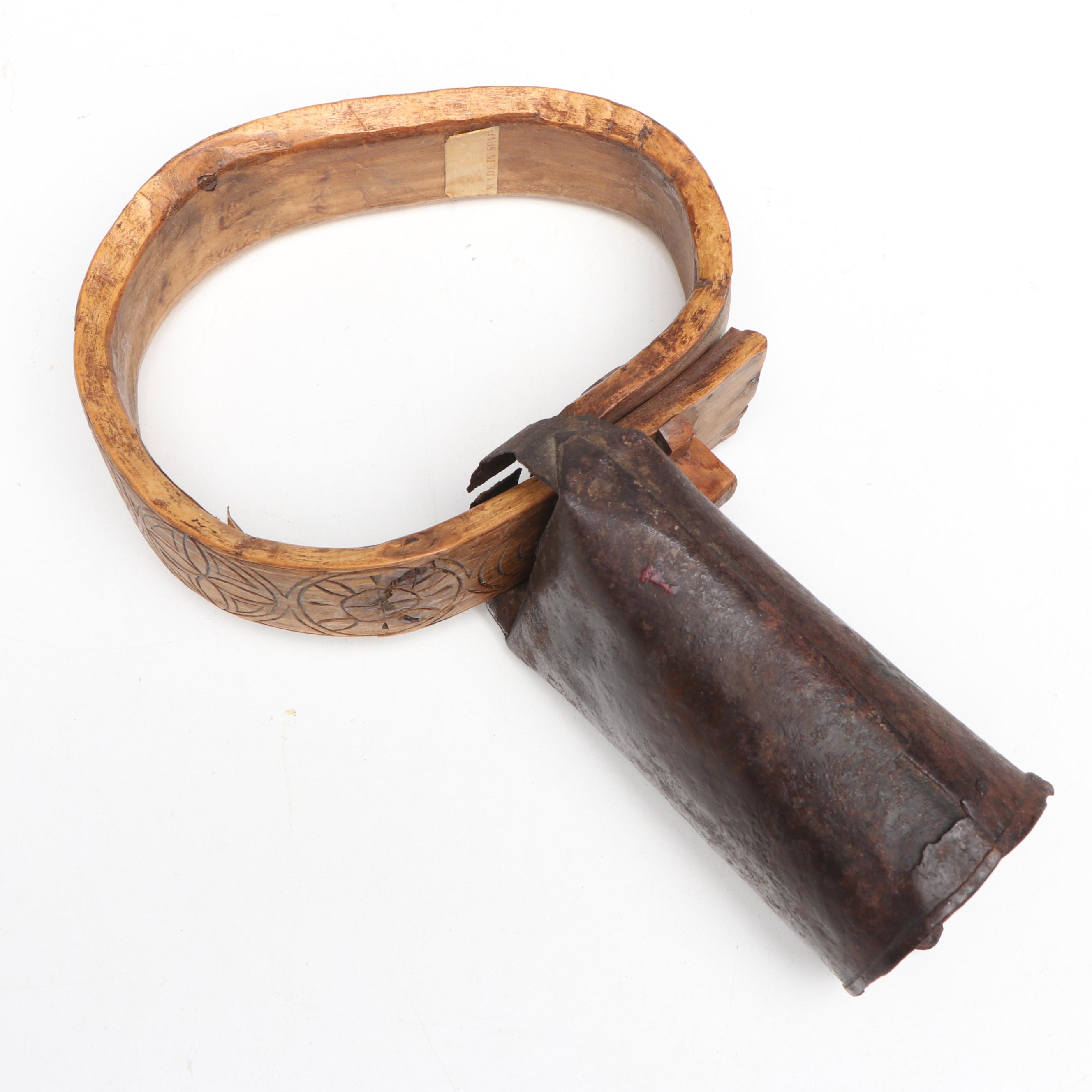 Indian Carved Wood Stamps with Spanish and Other Decor