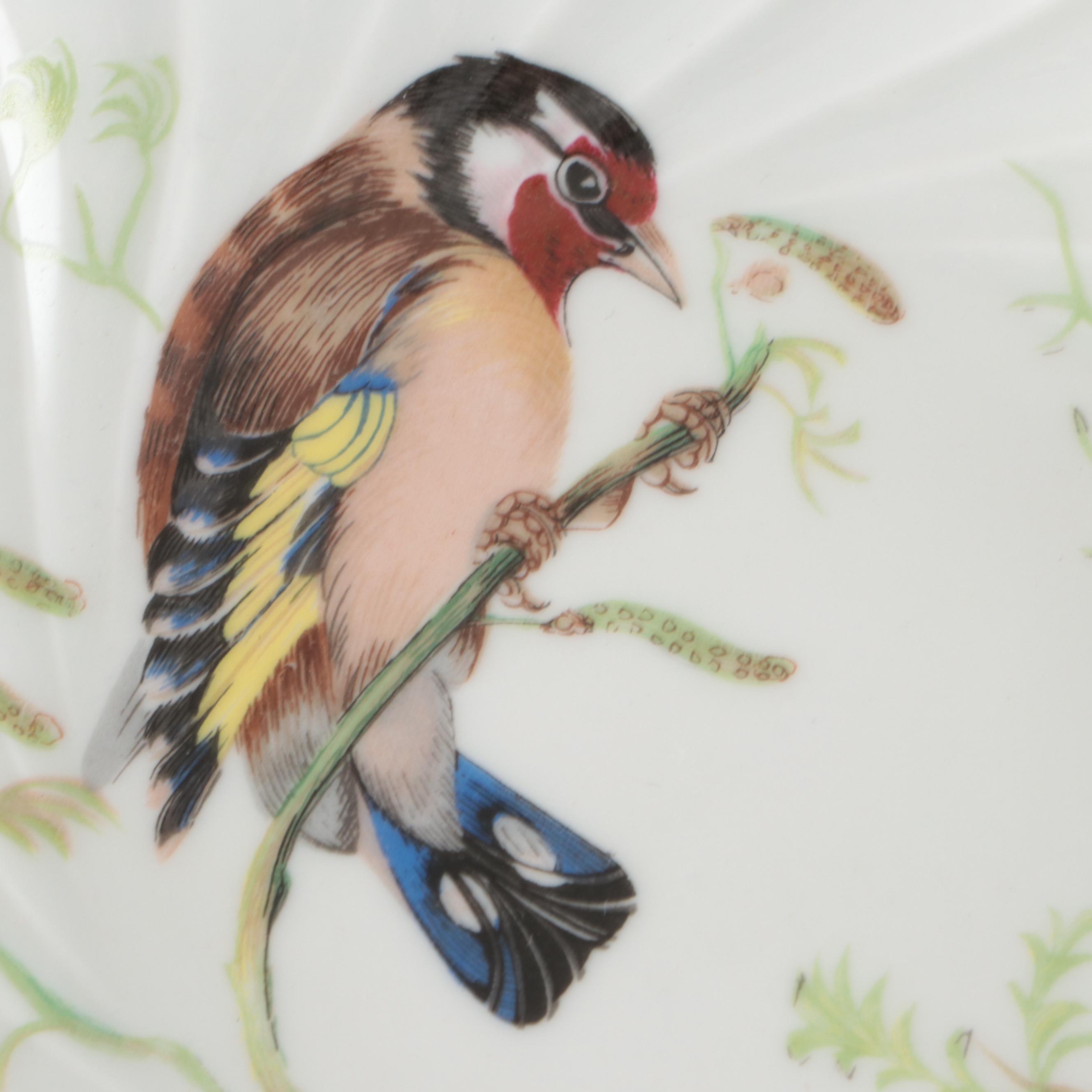 Haviland Limoges Porcelain Bird and Quail Trinket Dishes