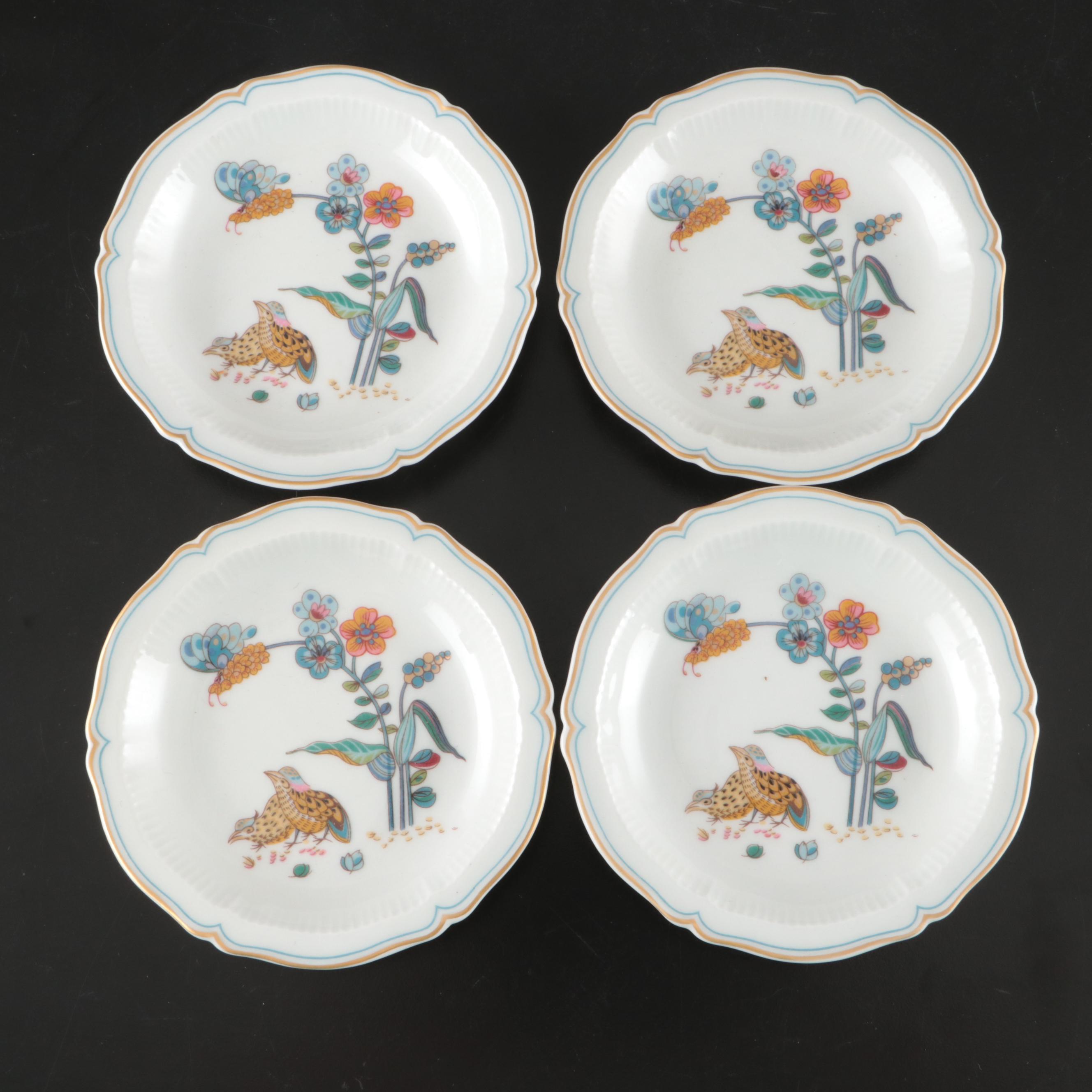 Haviland Limoges Porcelain Bird and Quail Trinket Dishes