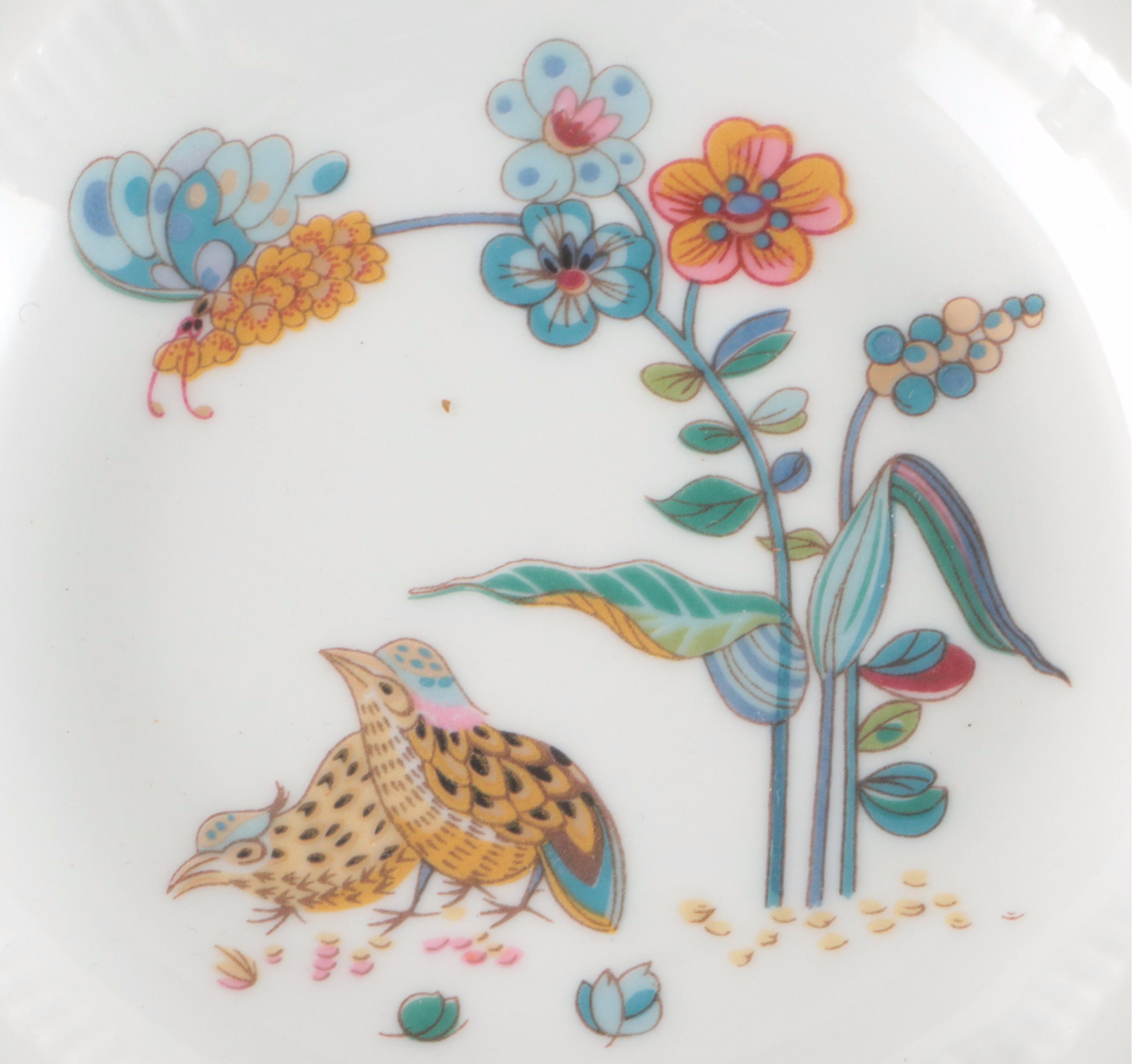 Haviland Limoges Porcelain Bird and Quail Trinket Dishes