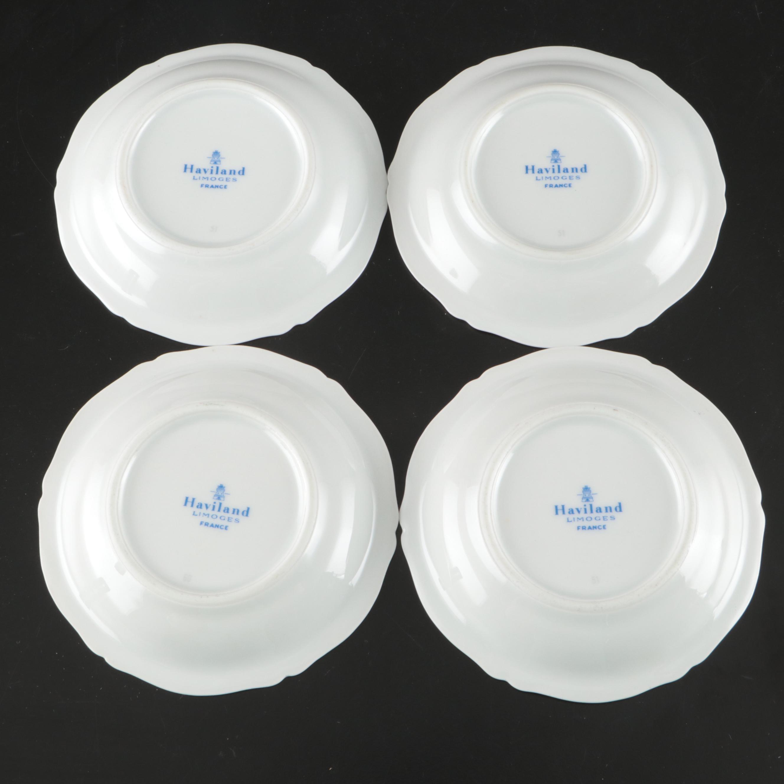 Haviland Limoges Porcelain Bird and Quail Trinket Dishes