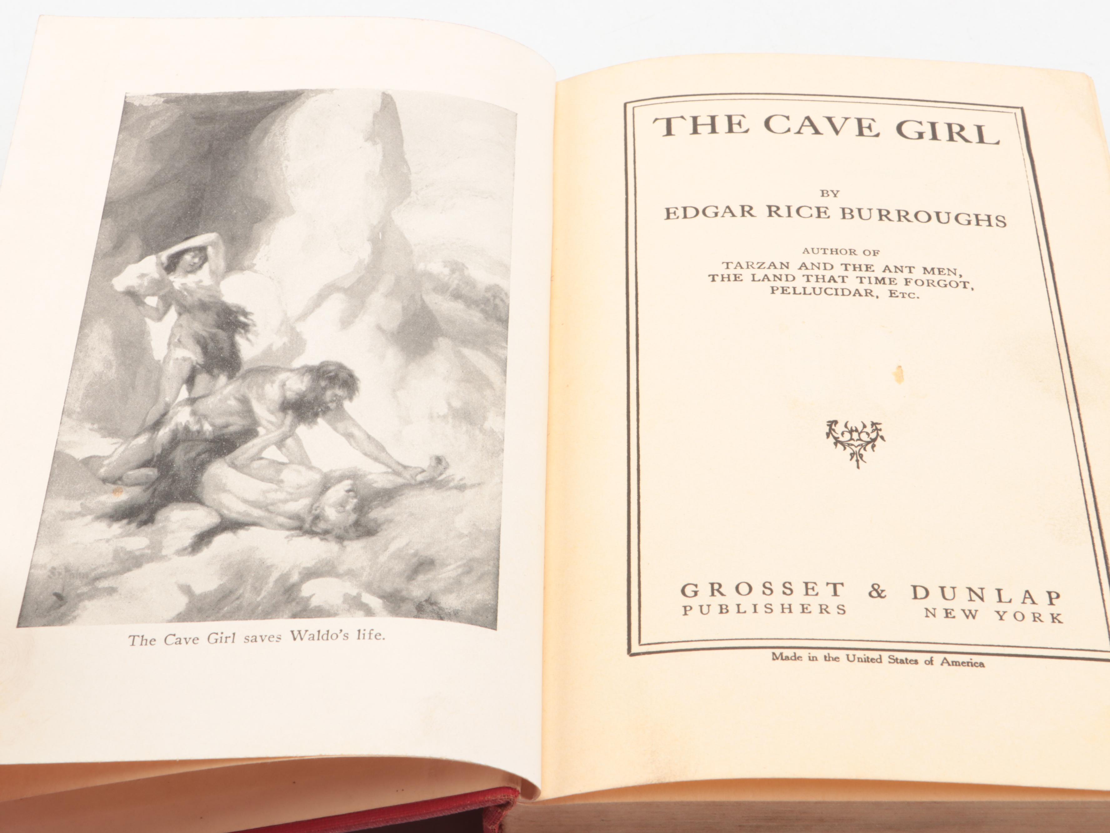 "Tarzan the Terrible" and "The Cave Girl" by Edgar Rice Burroughs, 1920s