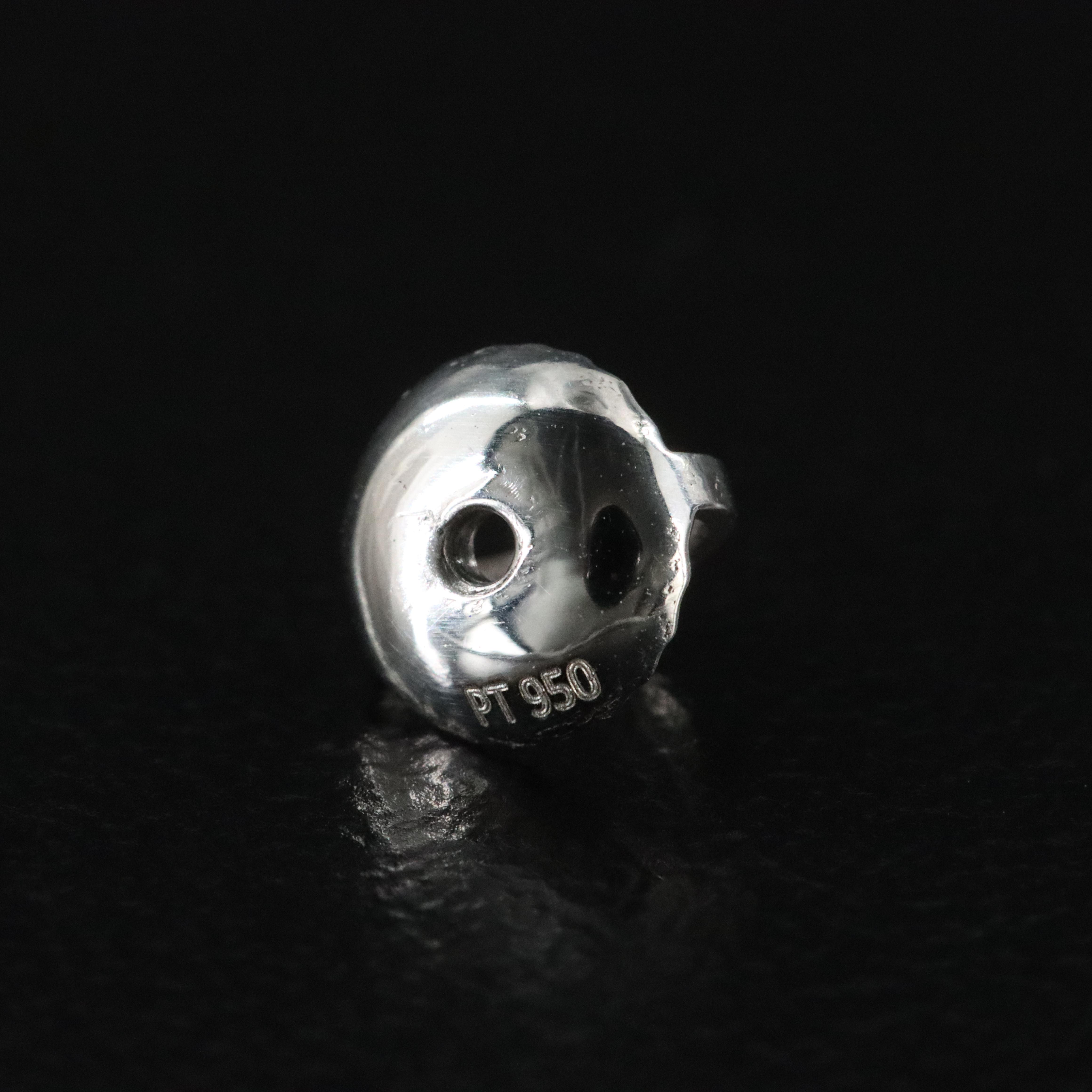 Platinum 8.49 CTW Lab Grown Diamond Flower Earrings