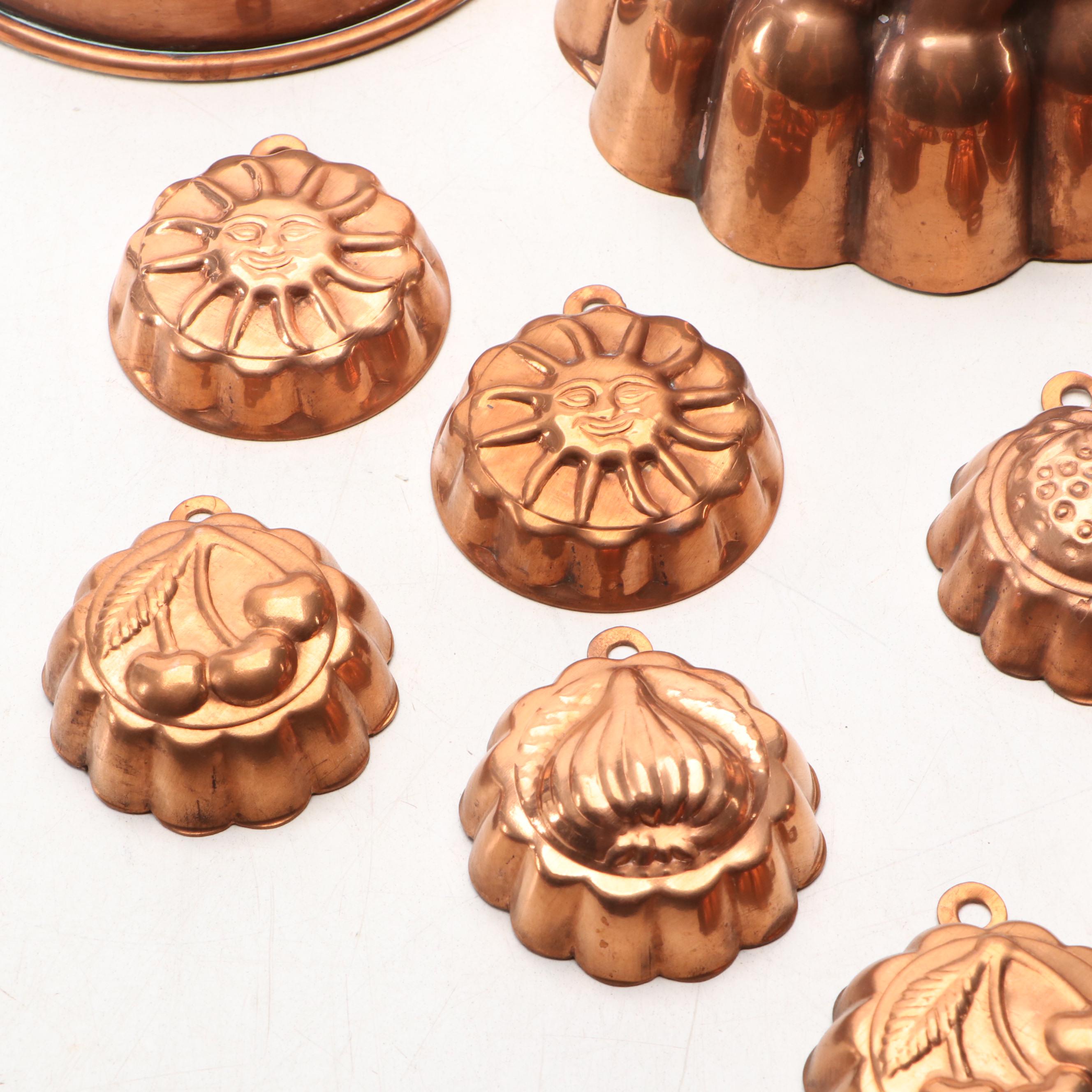 Copper Plate and Metal Cake Molds