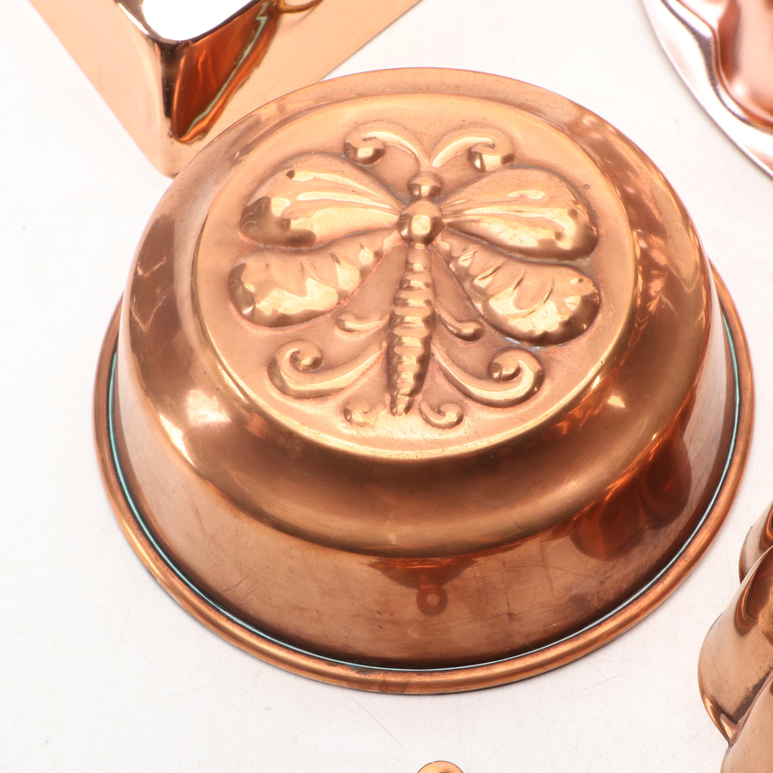 Copper Plate and Metal Cake Molds