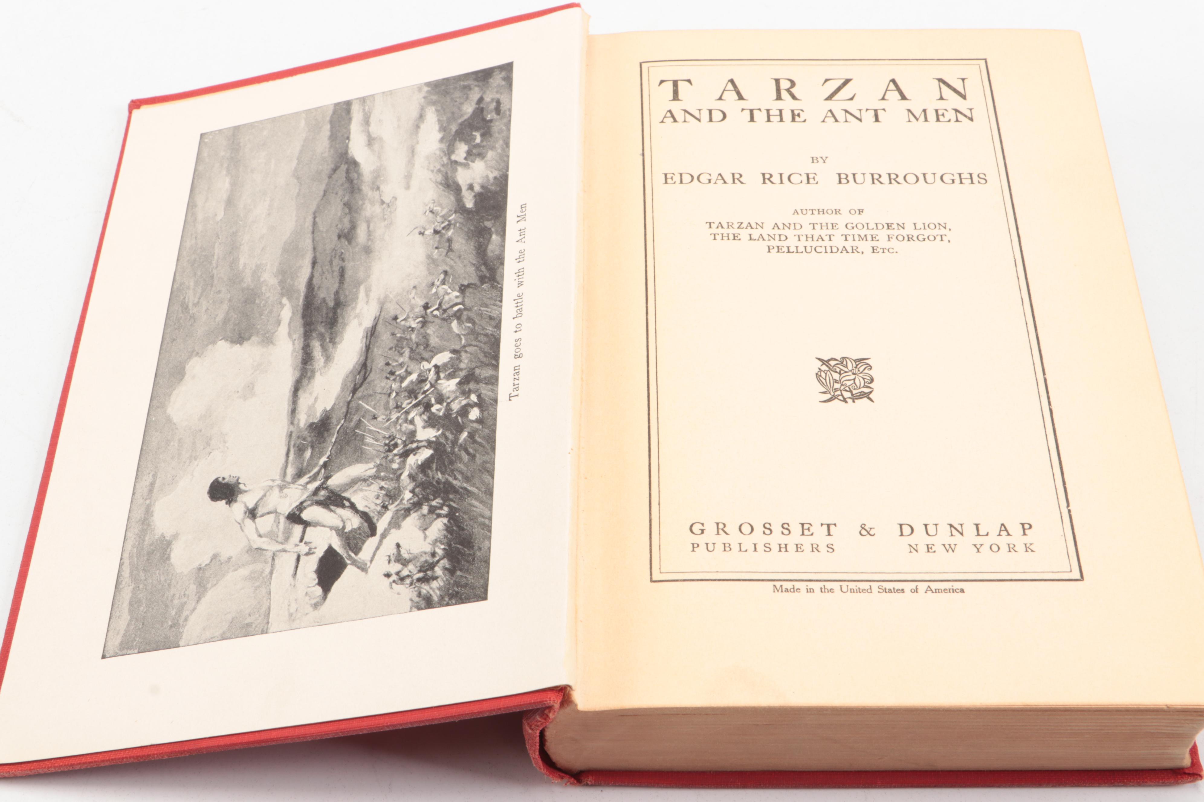 "Tarzan and the Ant Men" and More Books by Edgar Rice Burroughs