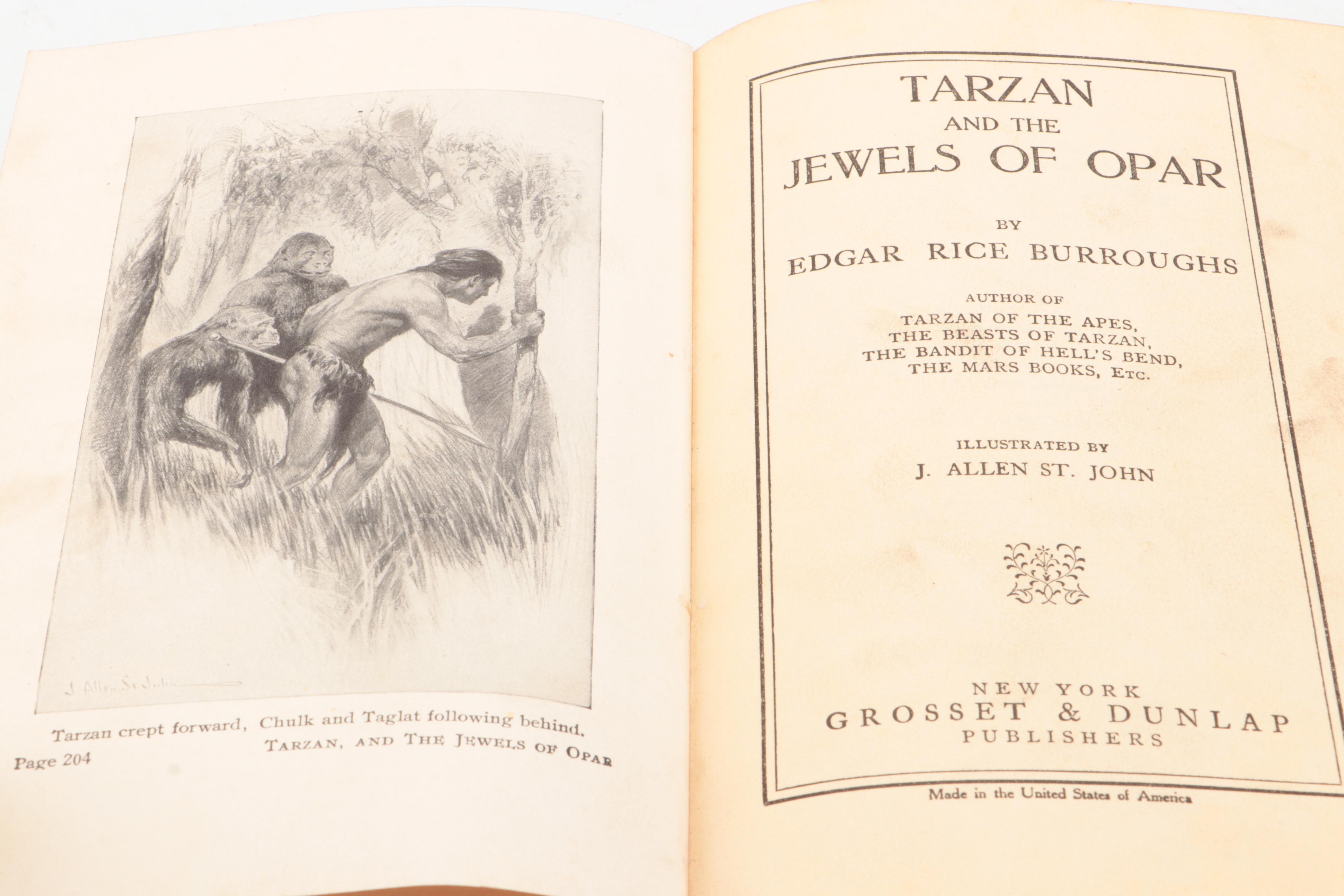 "Tarzan and the Ant Men" and More Books by Edgar Rice Burroughs