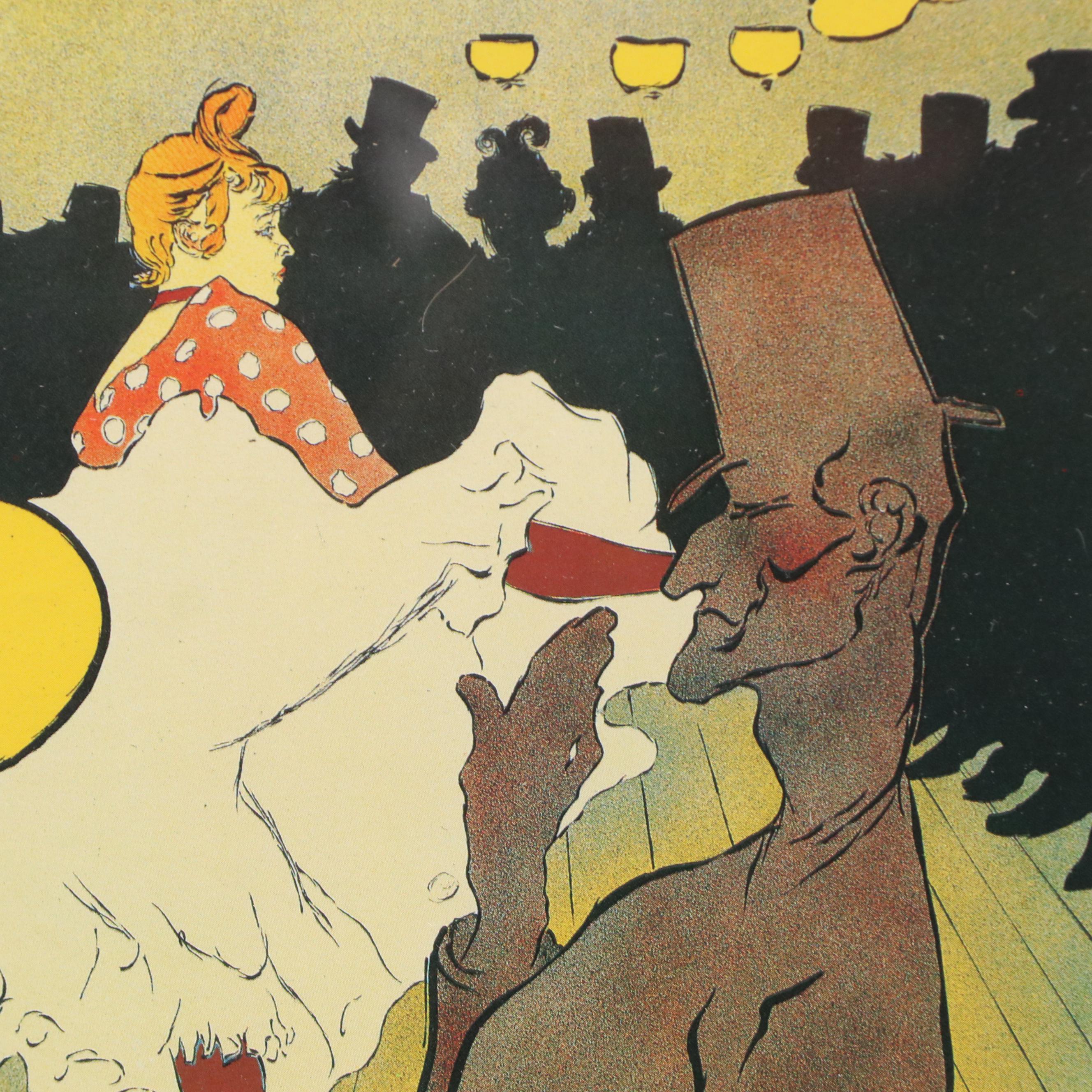 Offset Lithograph After Henri Toulouse-Lautrec "Moulin Rouge: La Goulue"