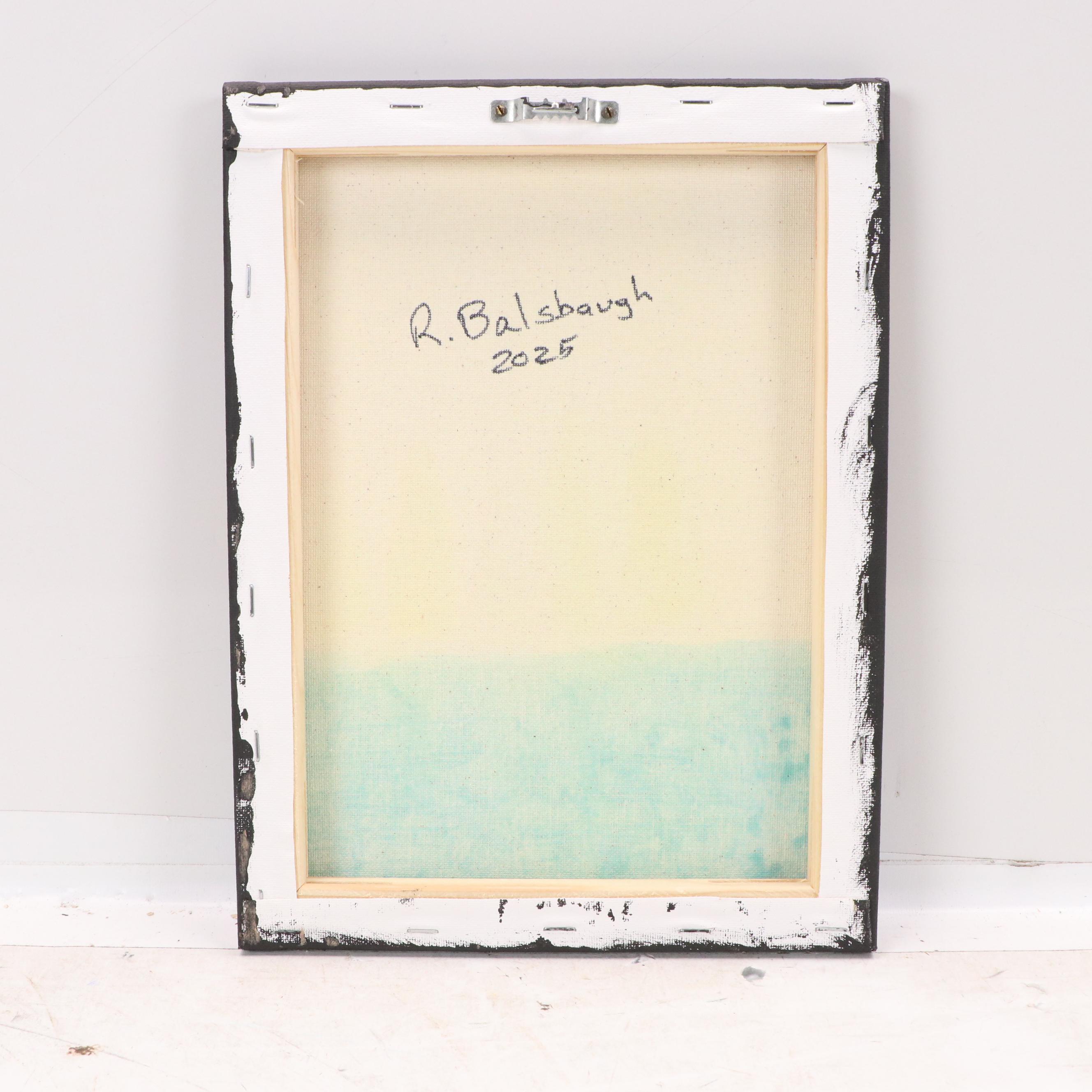 Richard Balsbaugh Acrylic Painting of Maritime Scene at Sunset, 2025