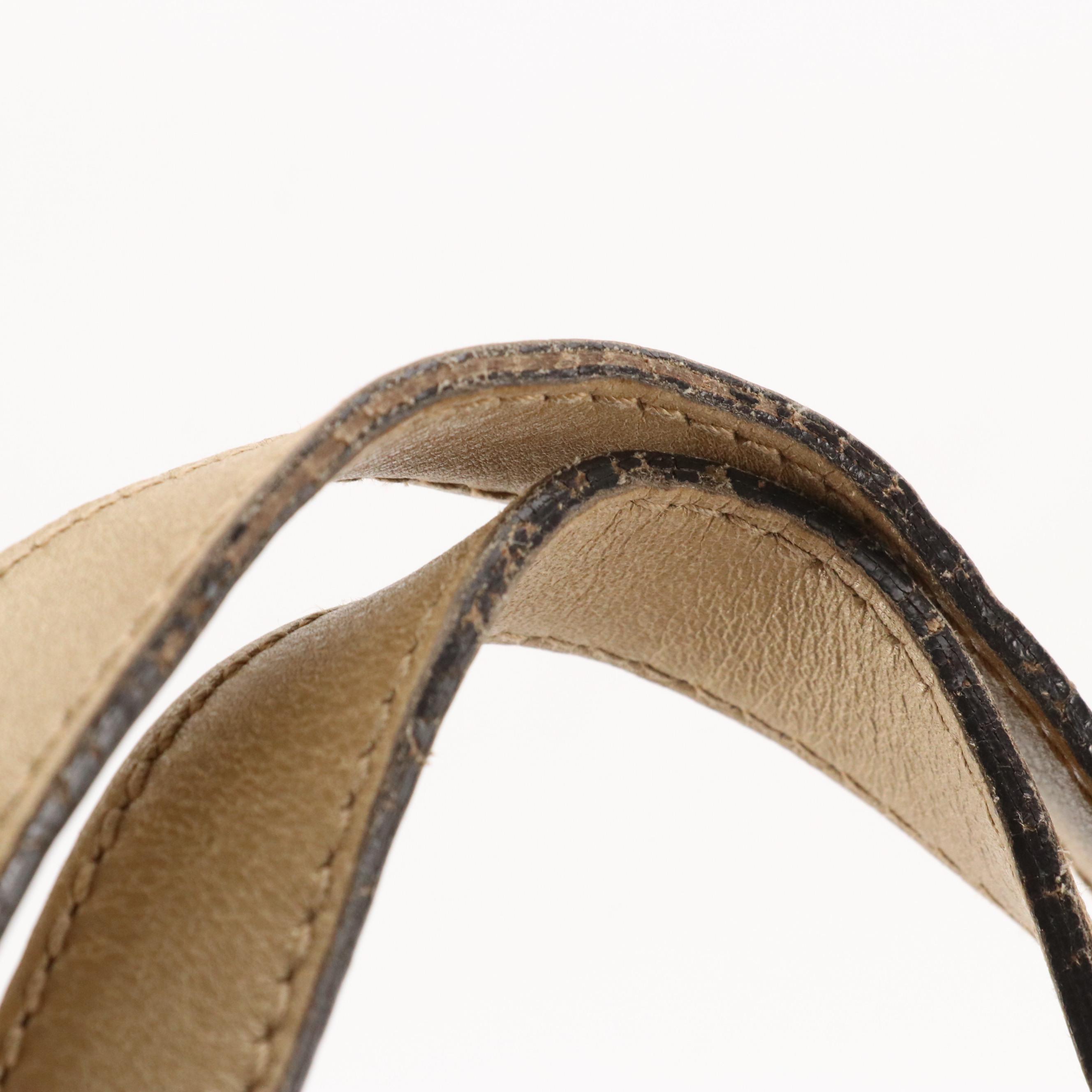 Gucci Large Zip Tote in Metallic Gold GG Imprimé Canvas and Leather Trim