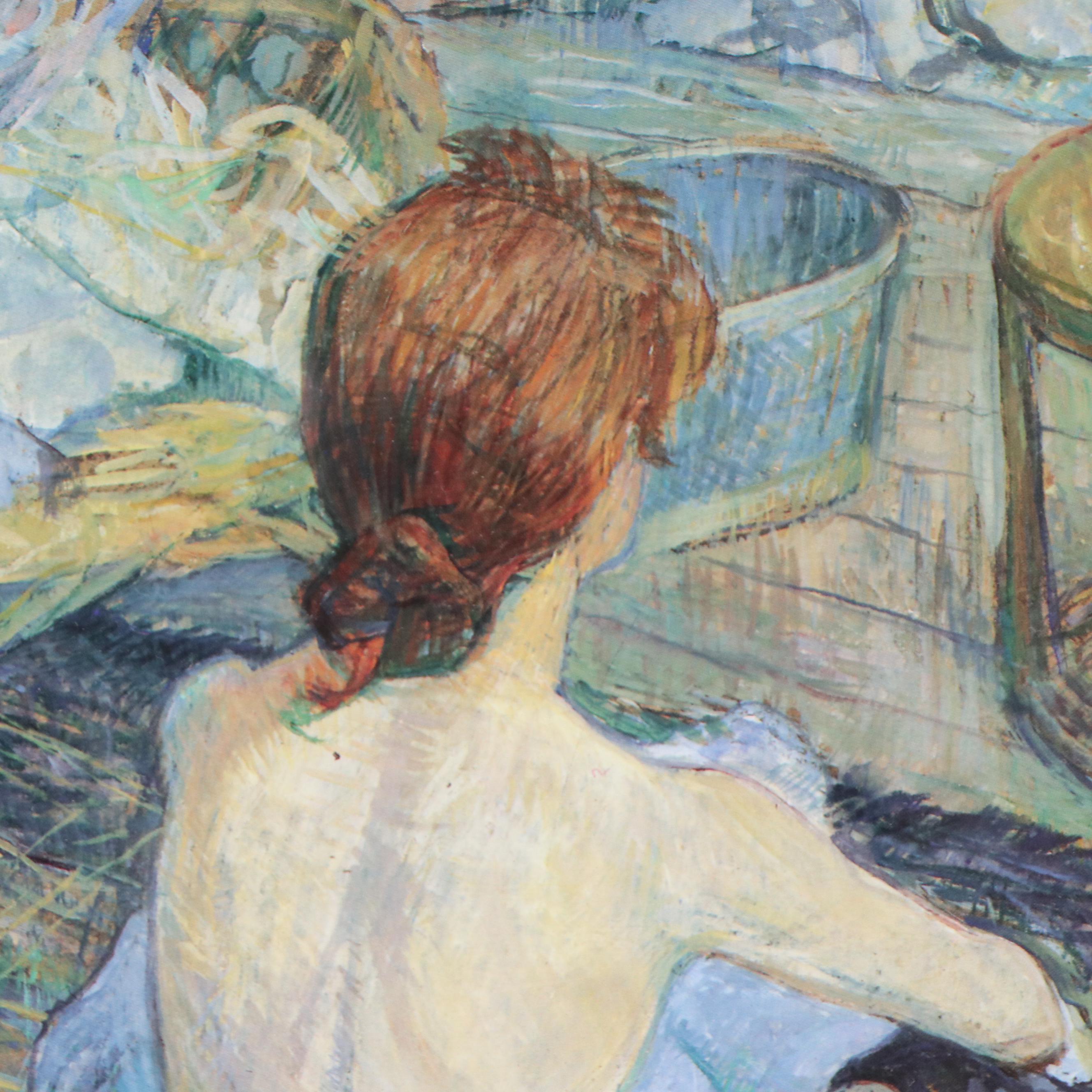 Offset Lithograph After Henri Toulouse-Lautrec "La Toilette"