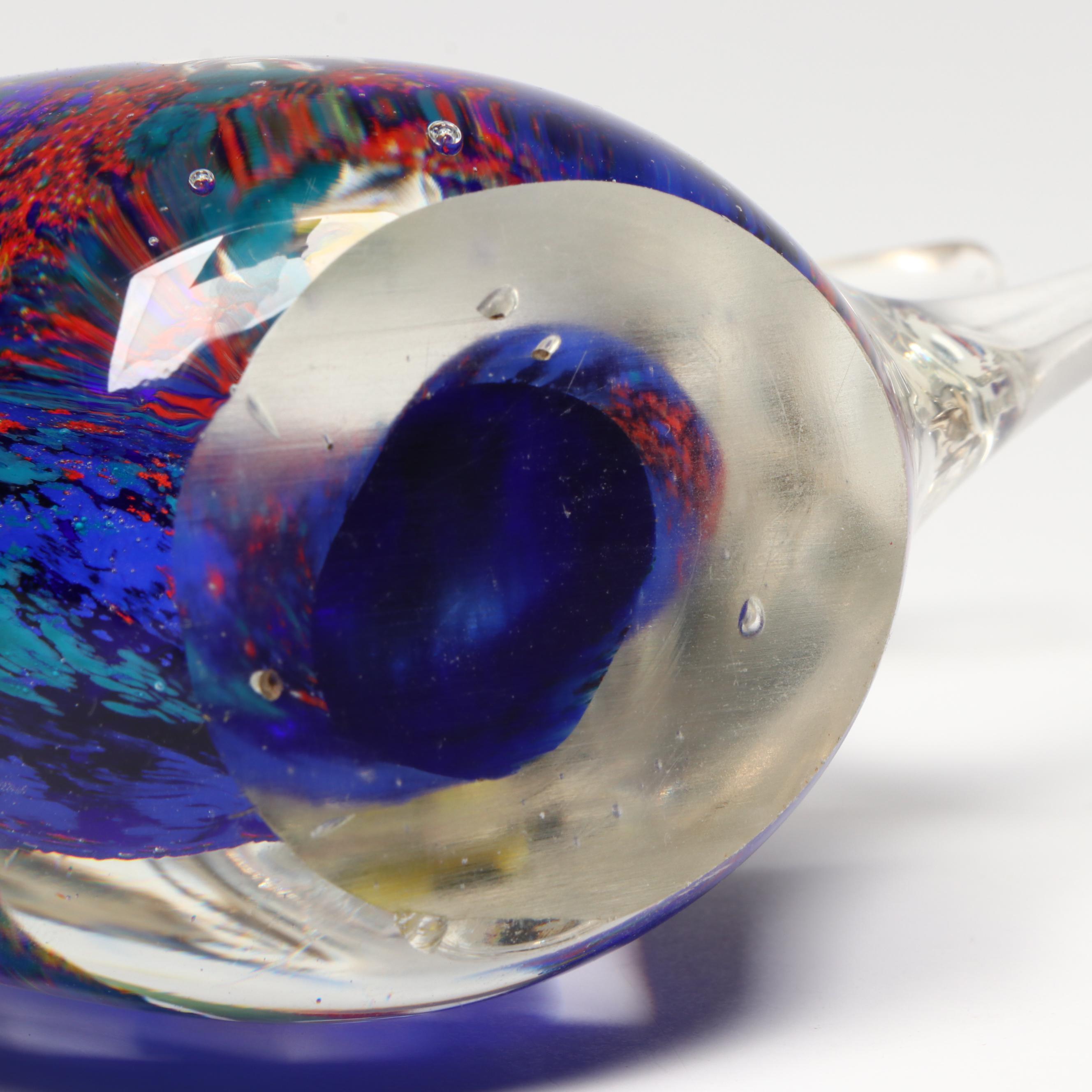 Italian Murano Style Art Glass Aquarium Fish