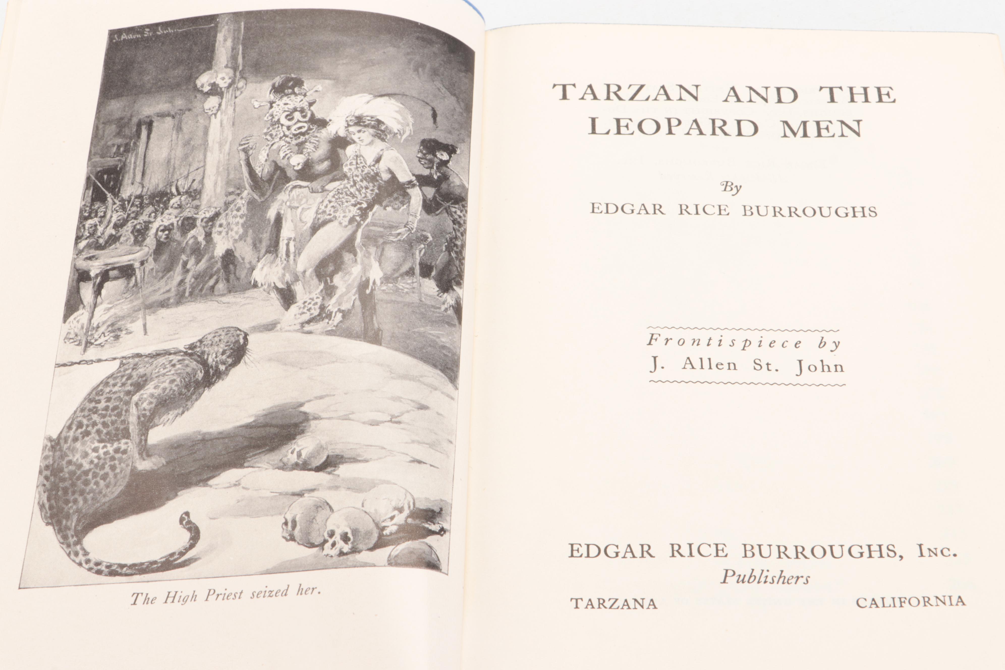 "Tarzan and the Leopard Men" and More Tarzan Books by Edgar Rice Burroughs