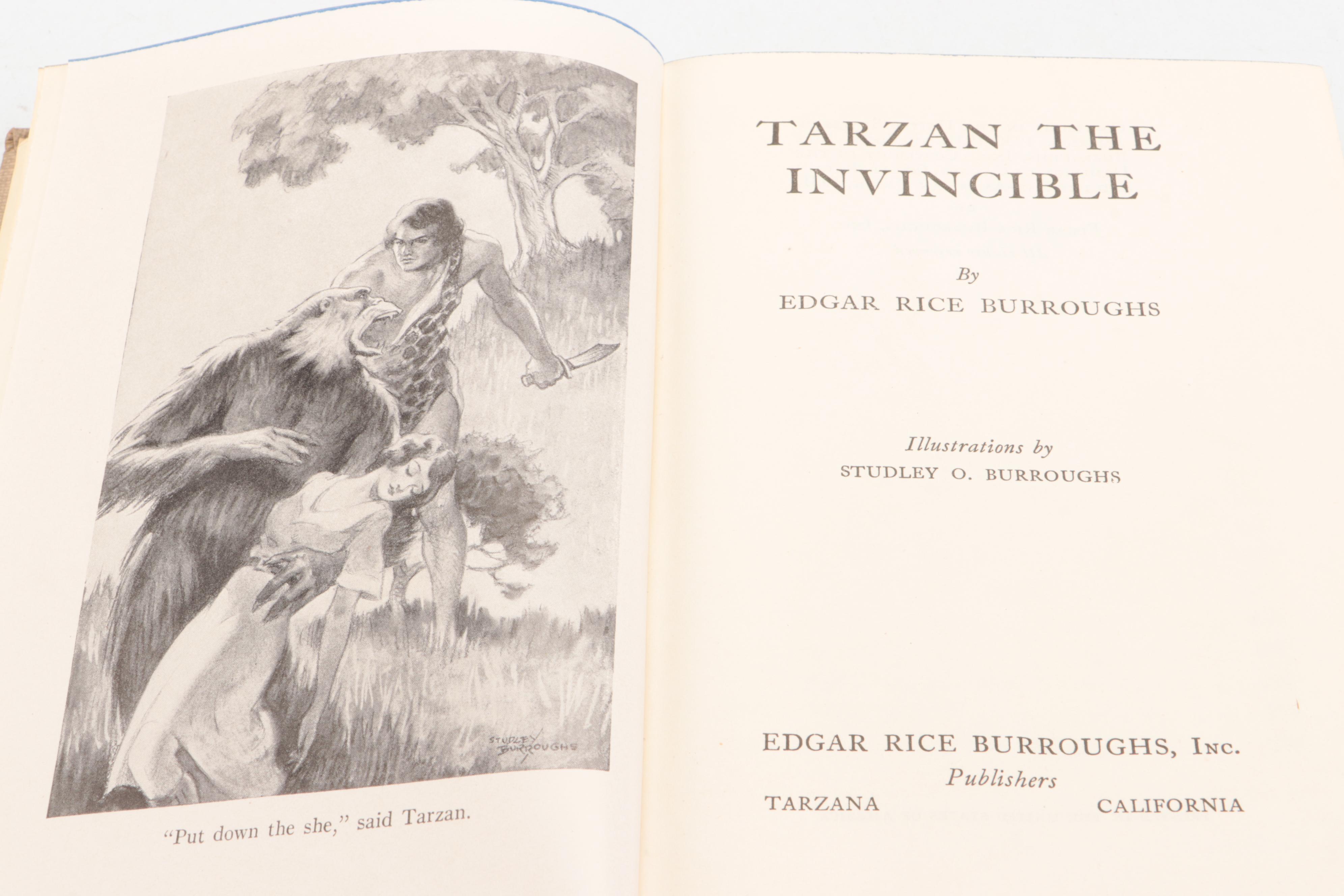 "Tarzan and the Leopard Men" and More Tarzan Books by Edgar Rice Burroughs