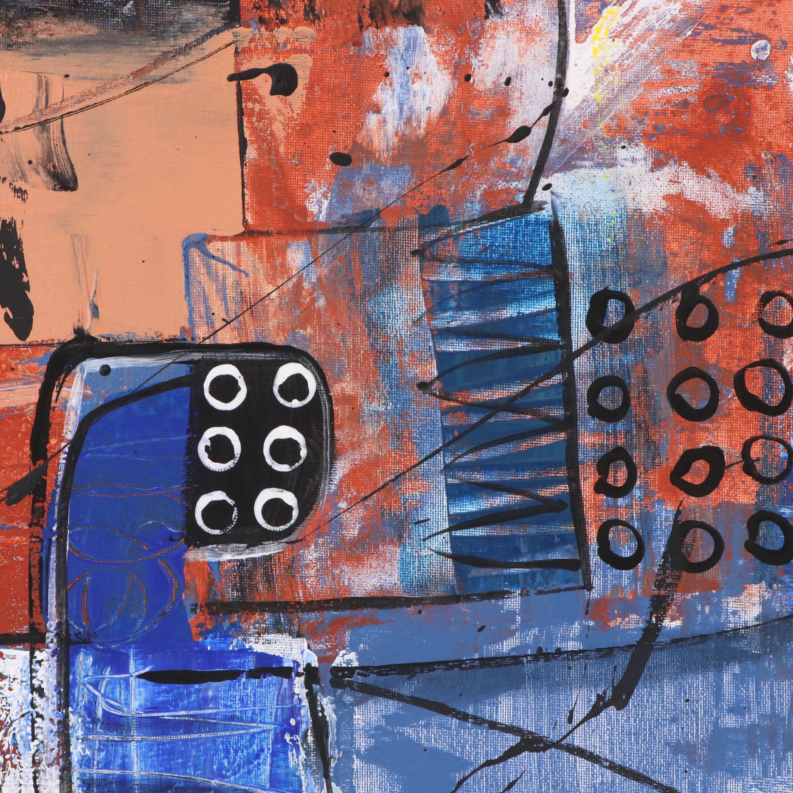 Michel Blázquez Acrylic Painting "Untitled," 2025